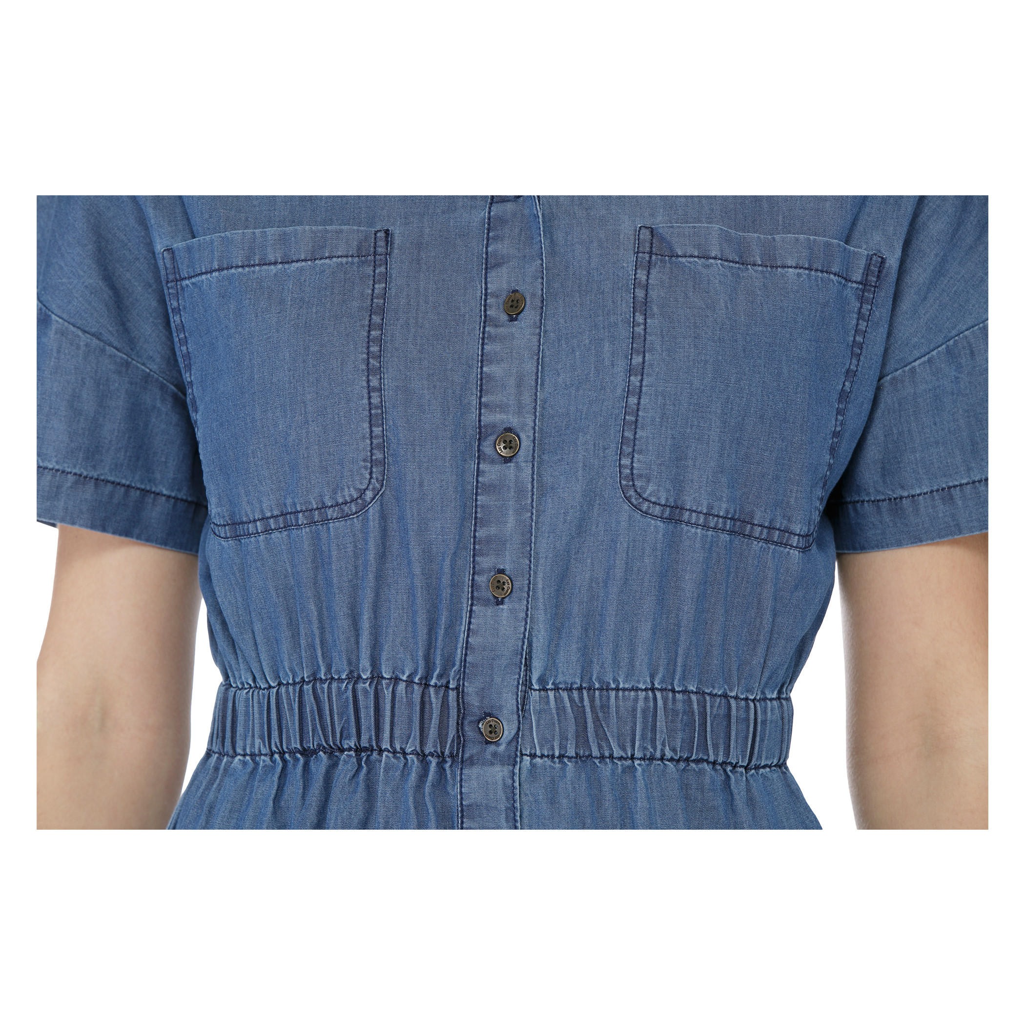 Lee Cooper Hooded Denim Dress-women-clothing-dresses-image-4