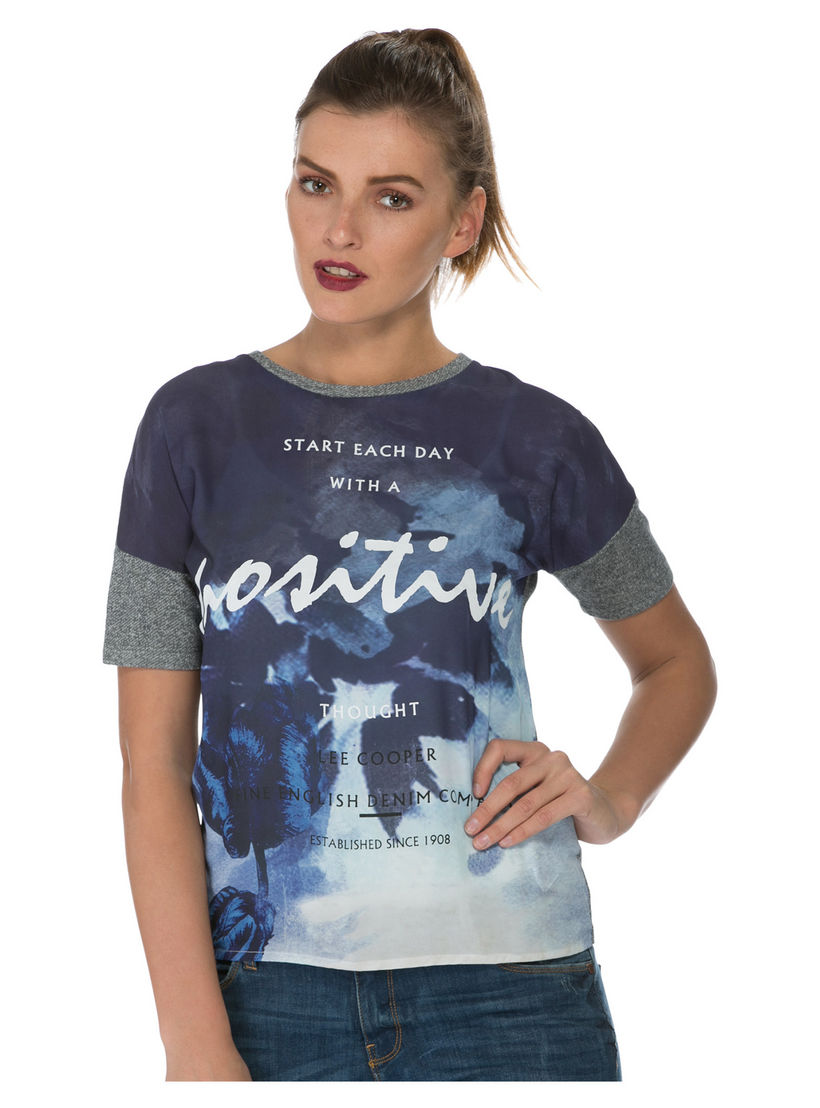 Lee Cooper Printed T-shirt-women-clothing-tshirts-image-5
