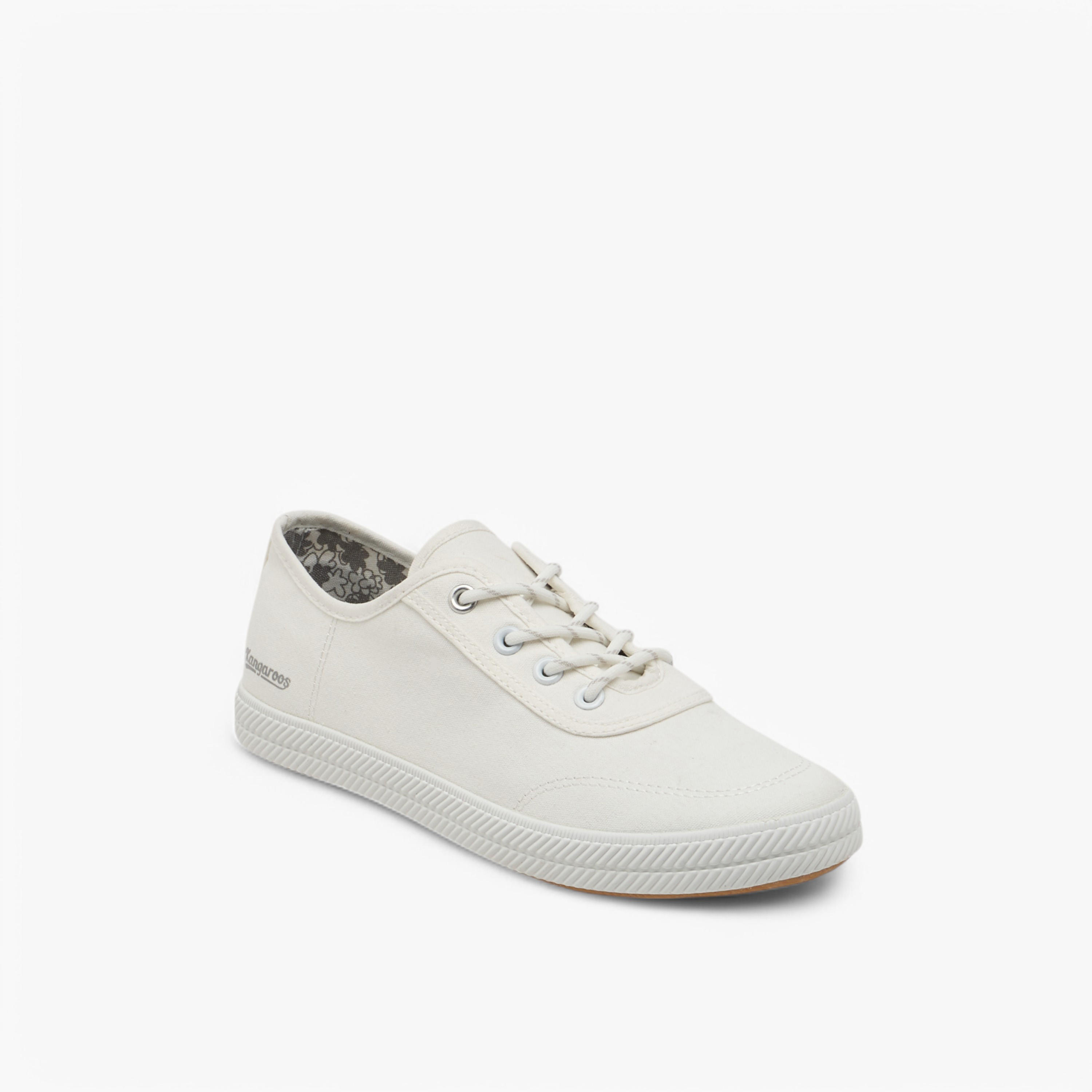 KangaROOS Women's Logo Detail Sneakers with Lace-Up Closure-women-shoes-sneakers-image-2