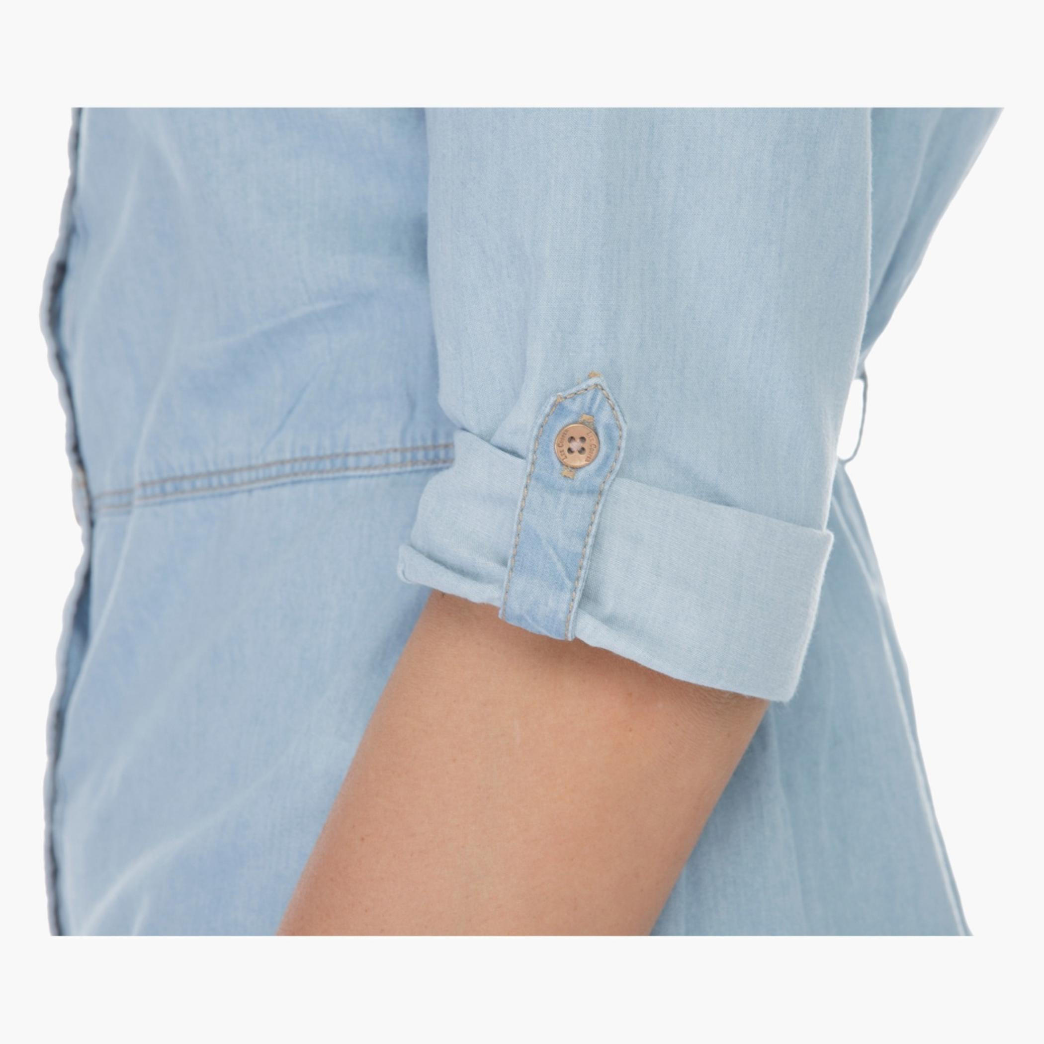 Lee Cooper A-line Denim Shirt Dress-women-clothing-dresses-image-4