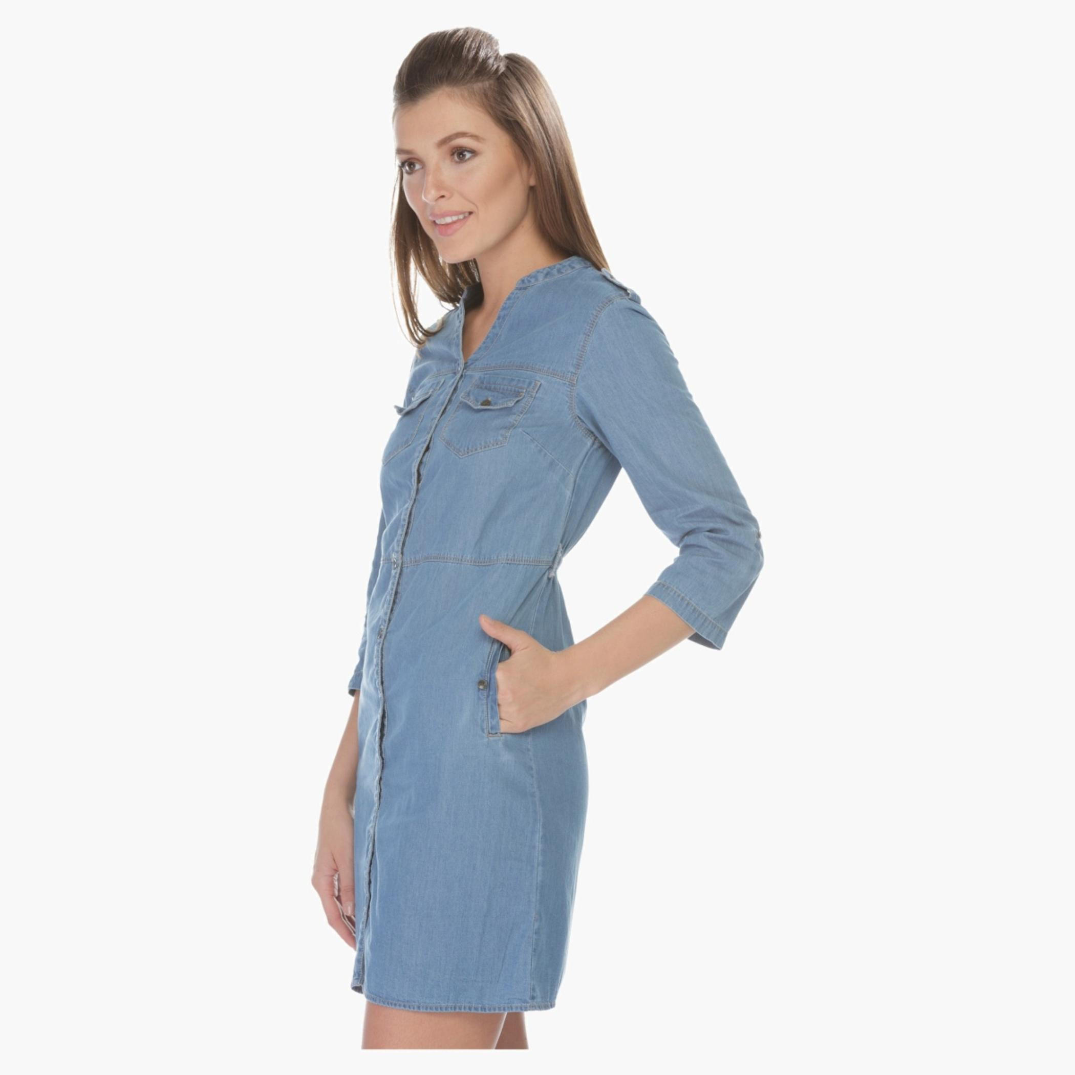 Lee Cooper A-line Denim Shirt Dress-women-clothing-dresses-image-8
