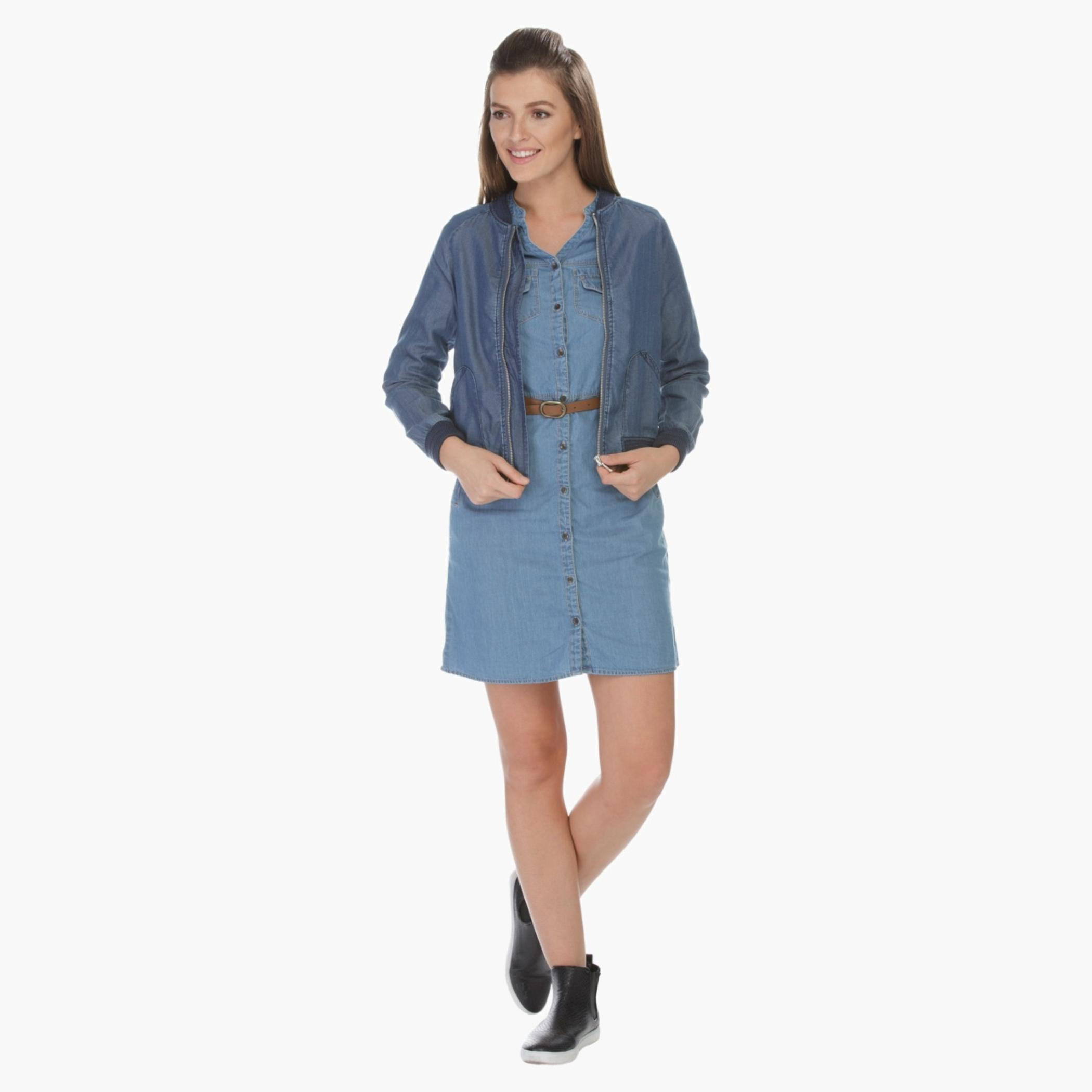 Lee Cooper A-line Denim Shirt Dress-women-clothing-dresses-image-10