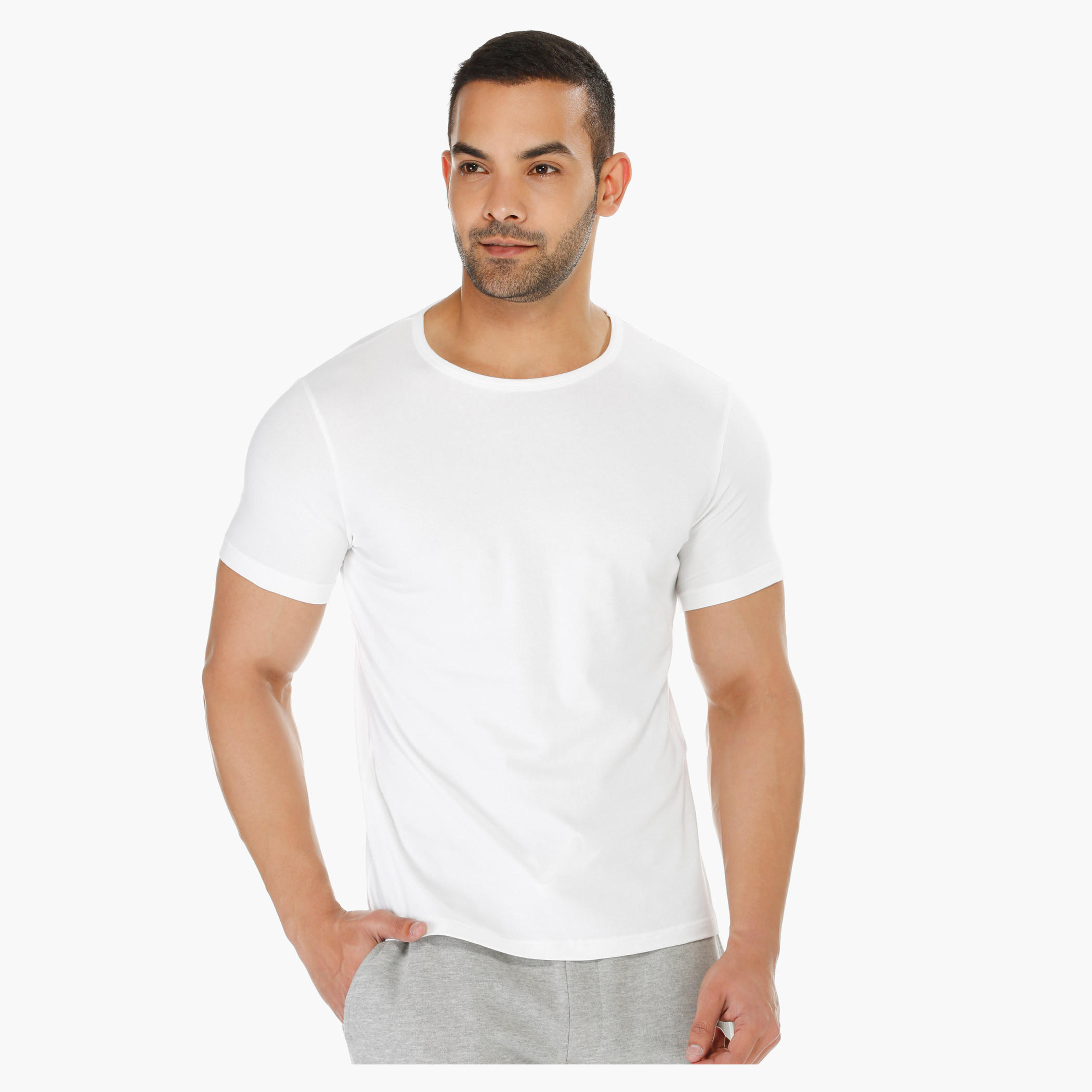 Lee Cooper Solid Colour T-shirt-men-clothing-tshirtsandpolos-tshirts-image-1