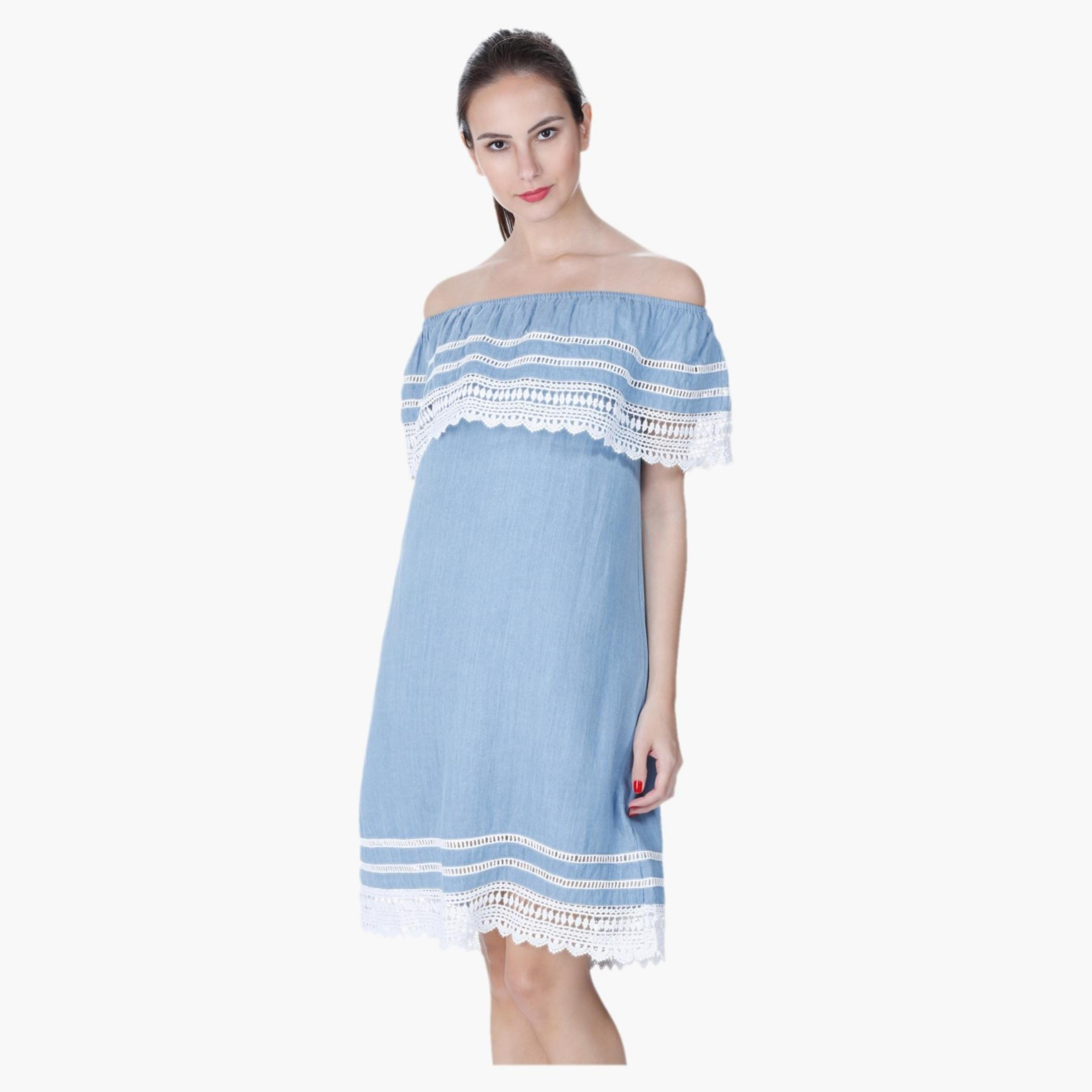 Lee Cooper Embellished Off-Shoulder Dress-women-clothing-dresses-image-1