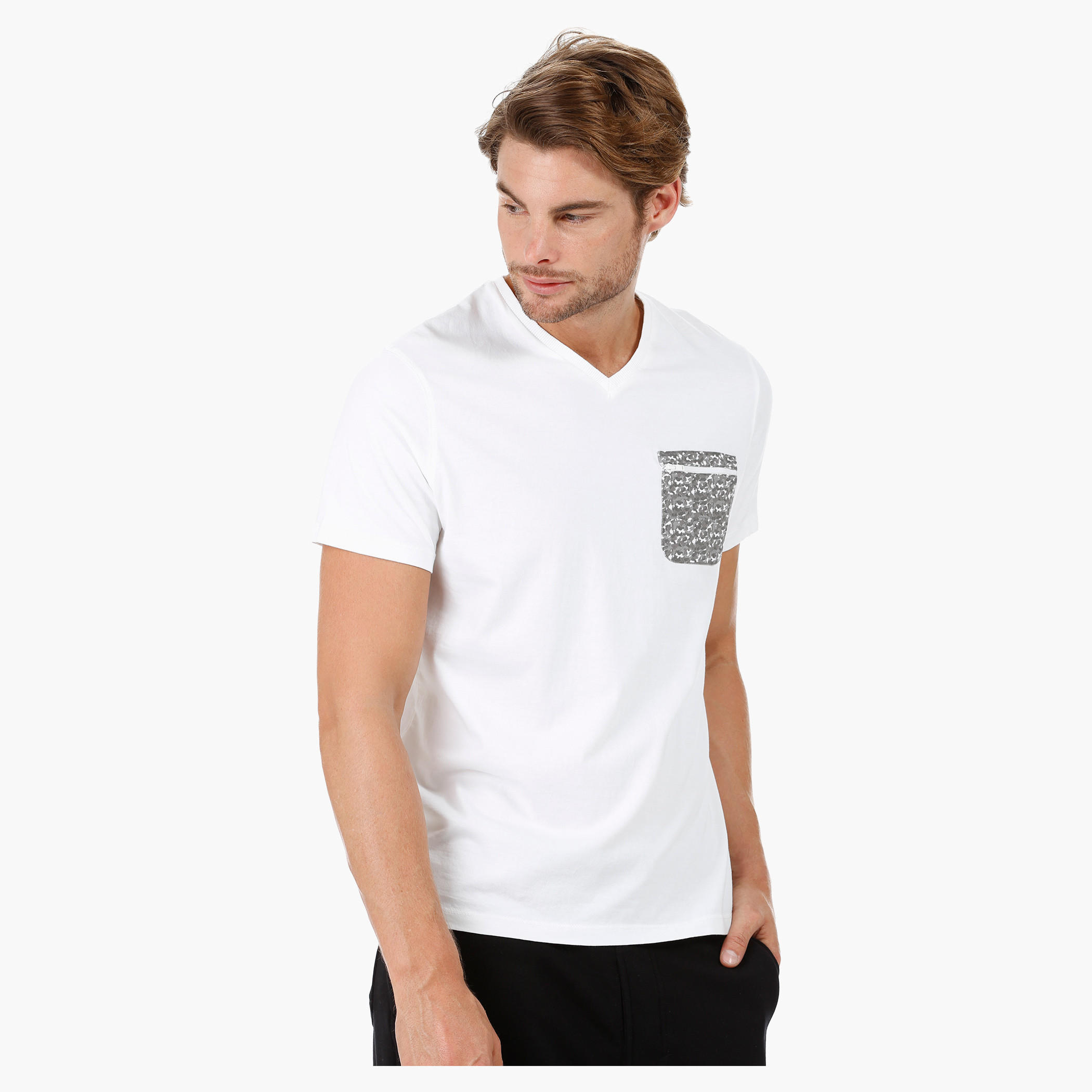 Lee Cooper V-Neck T-Shirt-men-clothing-tshirtsandpolos-tshirts-image-1