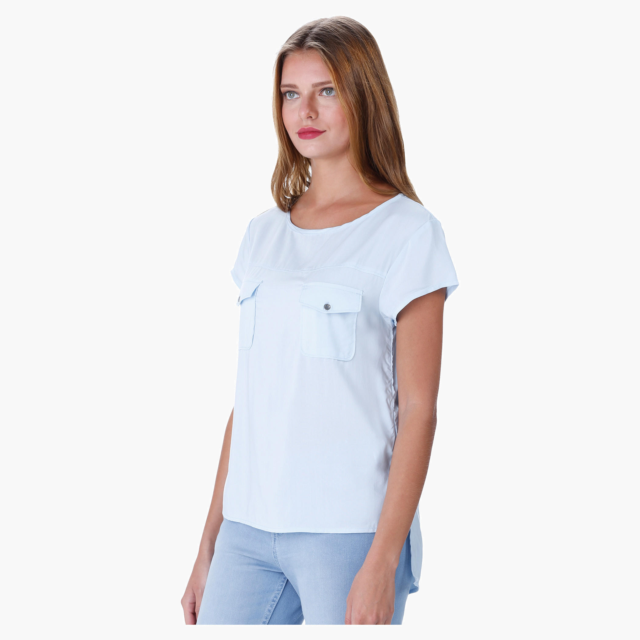 Lee Cooper Solid Colour Top-women-clothing-shirtsandblouses-blouses-image-3