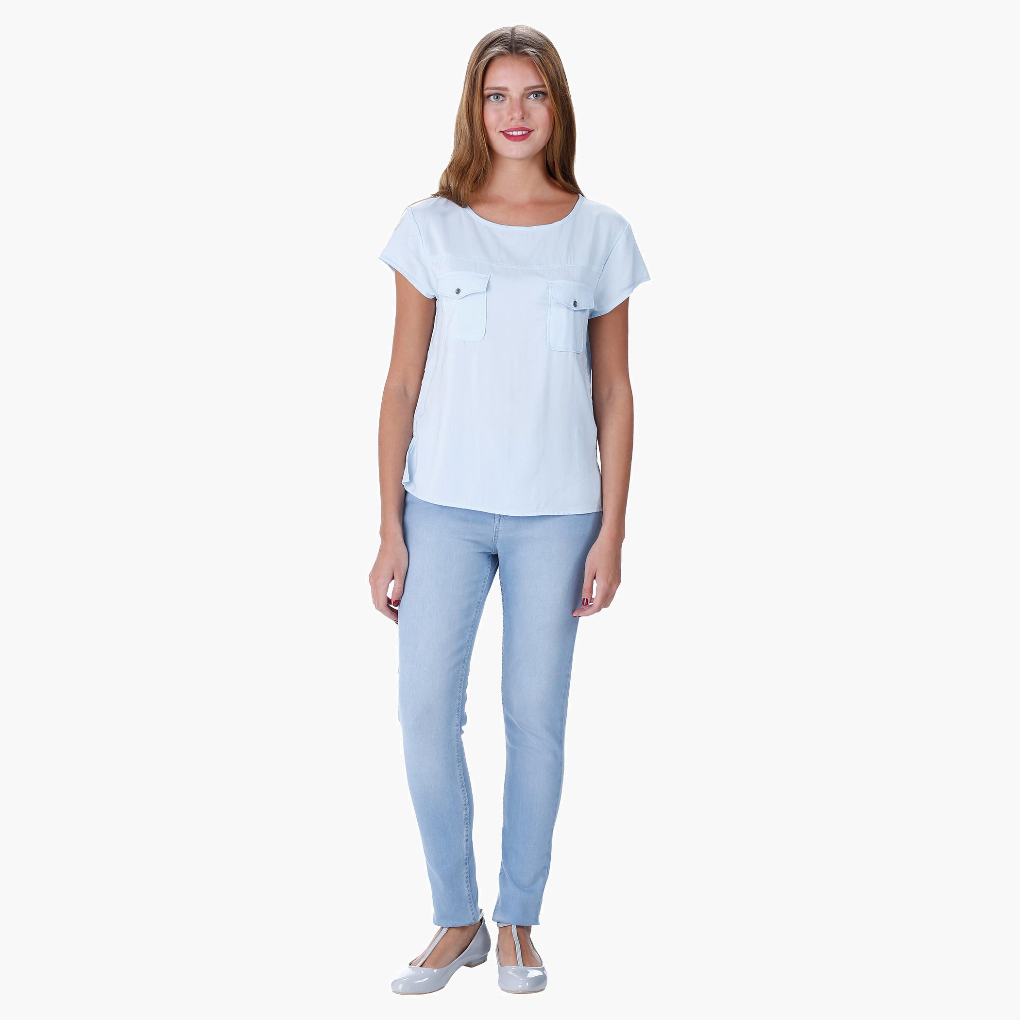 Lee Cooper Solid Colour Top-women-clothing-shirtsandblouses-blouses-image-1