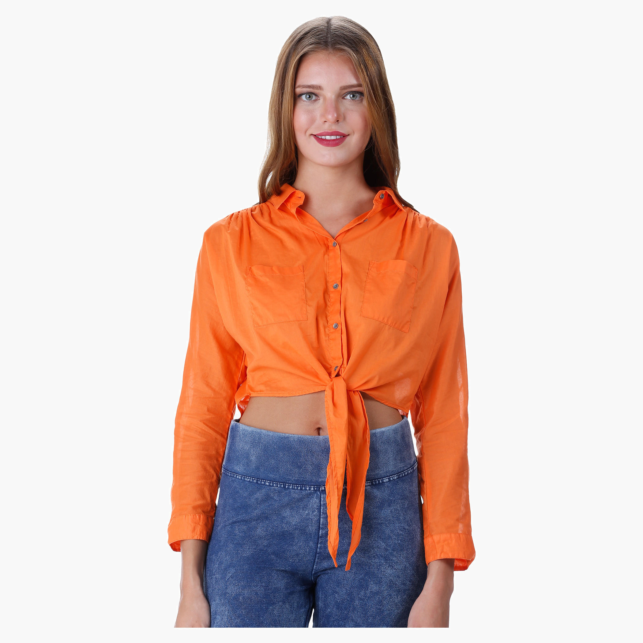 Lee Cooper Solid Colour Top-women-clothing-shirtsandblouses-blouses-image-5