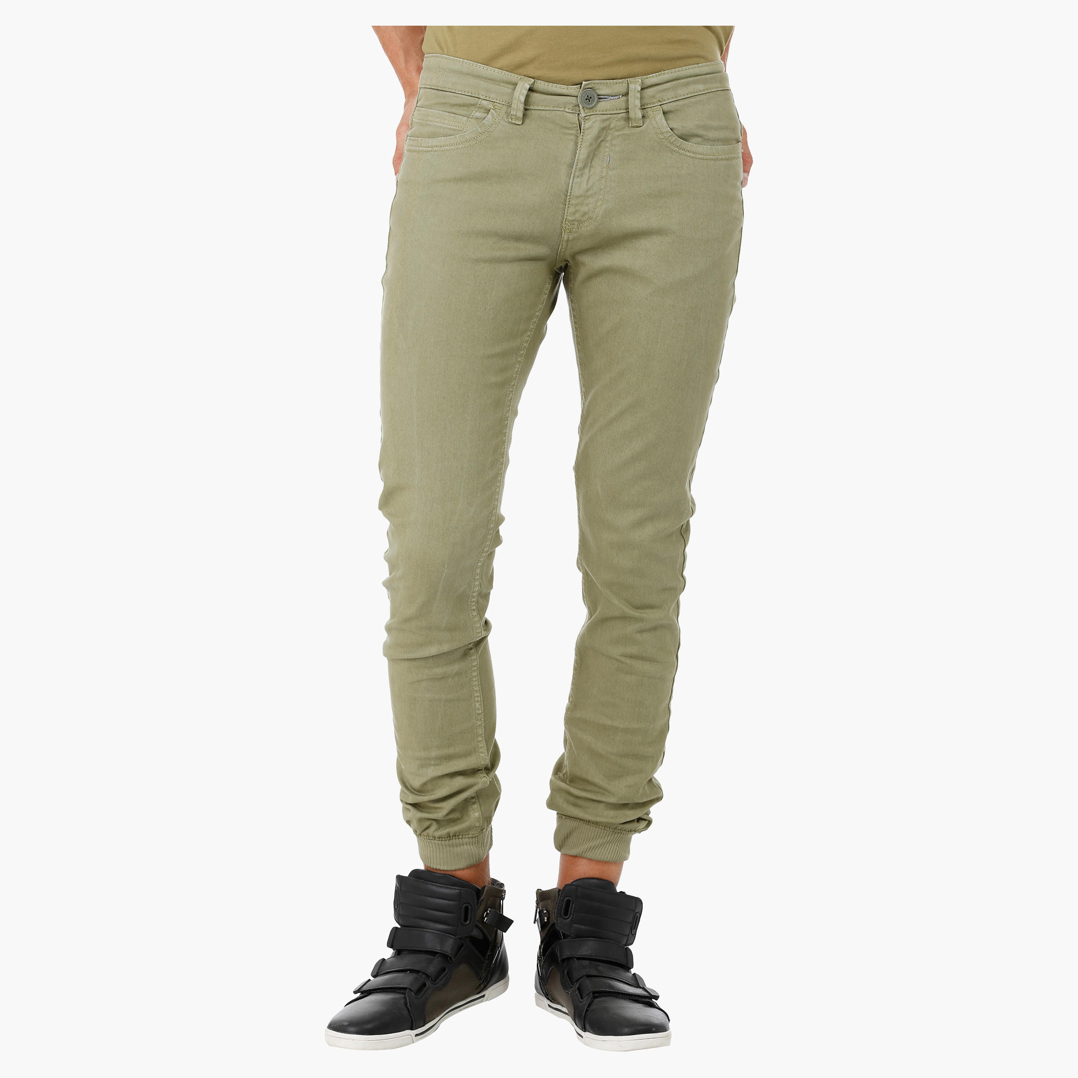 Lee Cooper Cuffed Trousers-men-clothing-bottoms-trousersandchinos-trousers-image-1