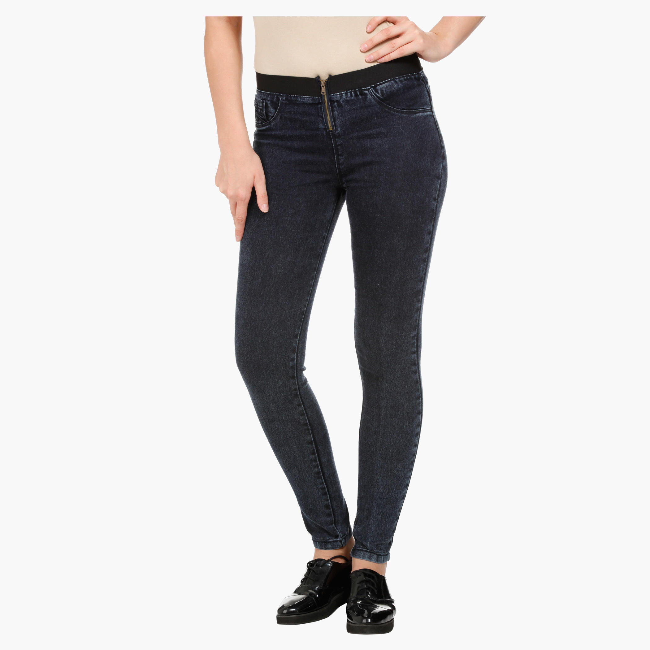 Lee Cooper Full Length Jeggings-women-clothing-bottoms-leggings-image-1