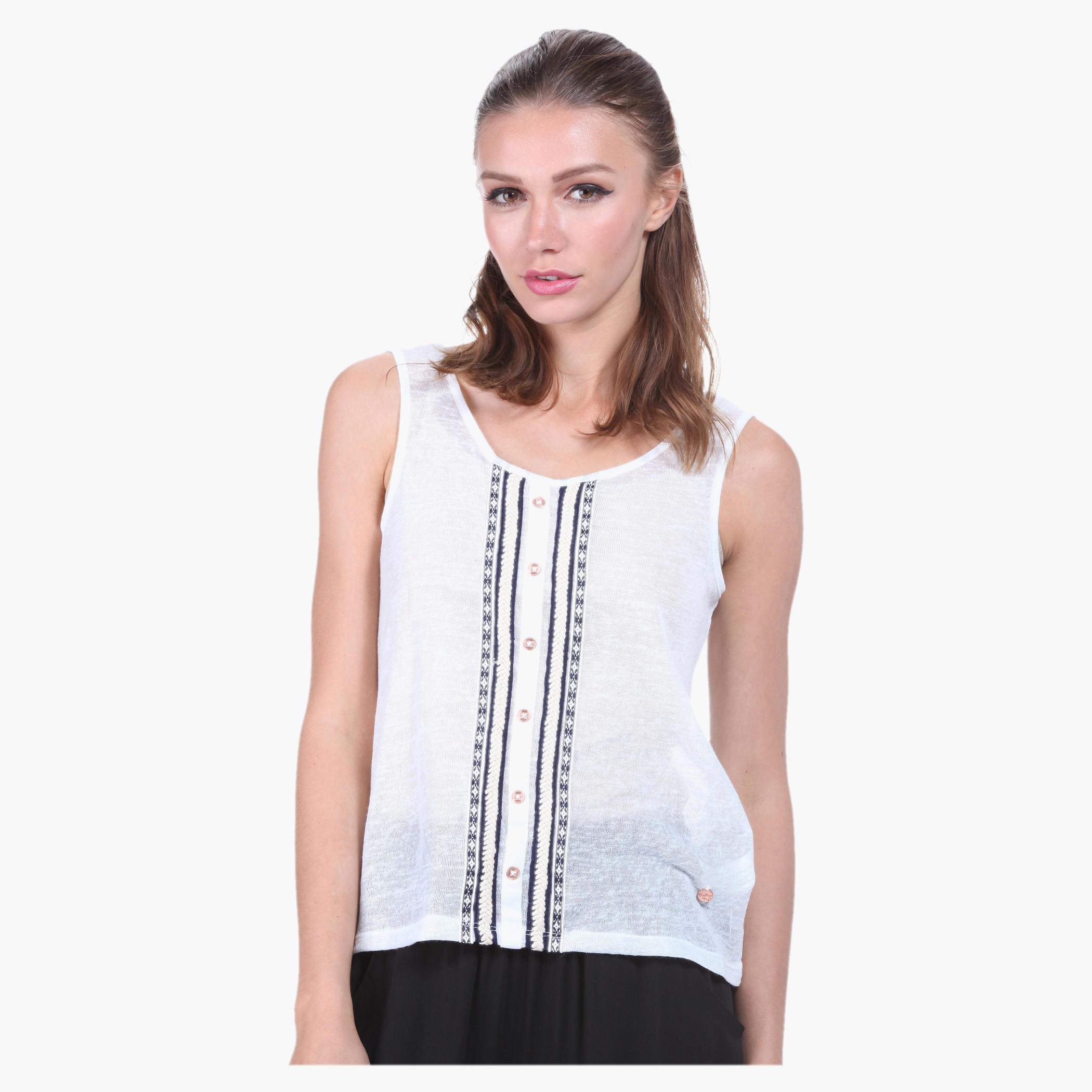 Sleeveless Embroidered Scoop Neck Blouse-women-clothing-shirtsandblouses-blouses-image-1