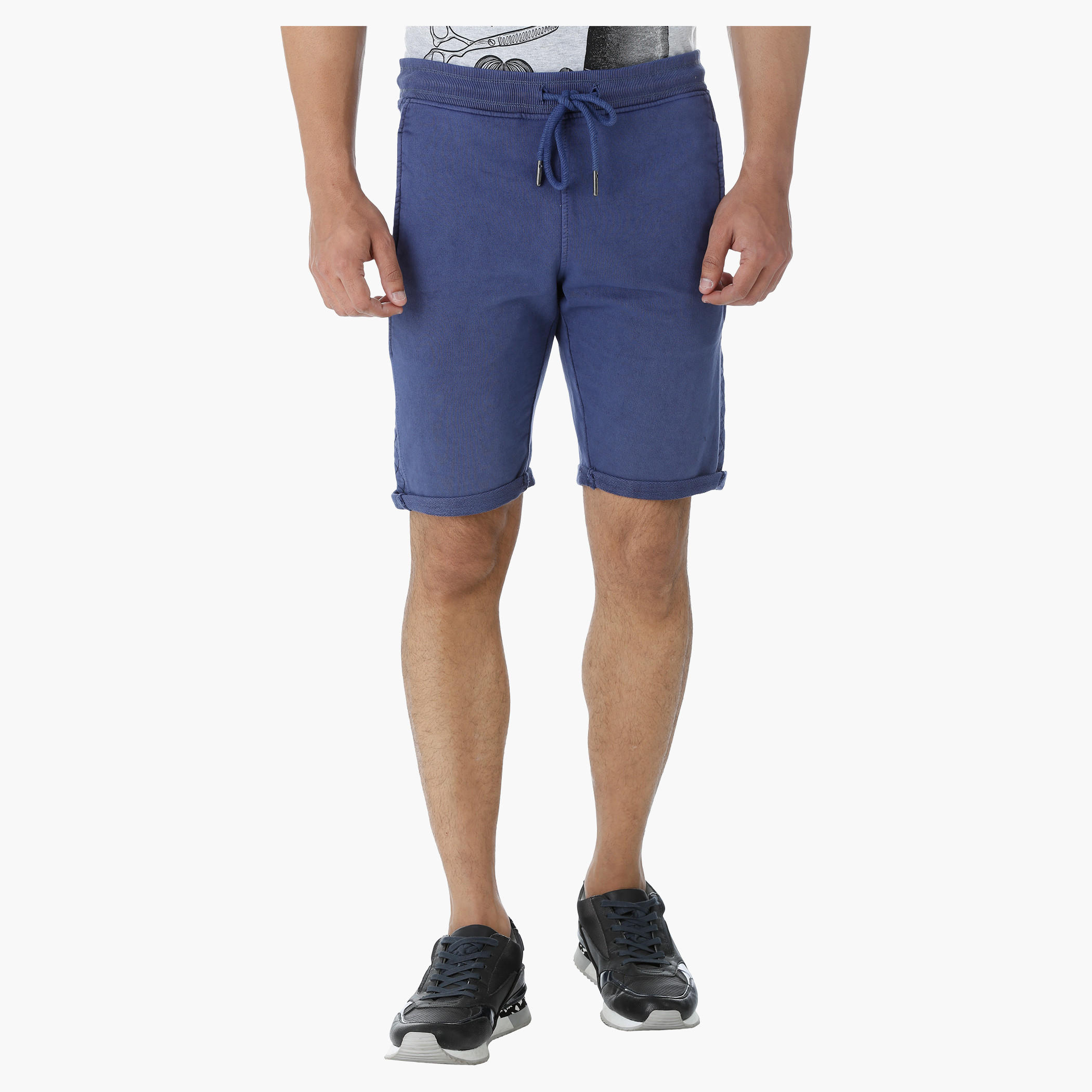 Lee Cooper Cotton Shorts in Regular Fit-men-clothing-bottoms-shorts-image-1
