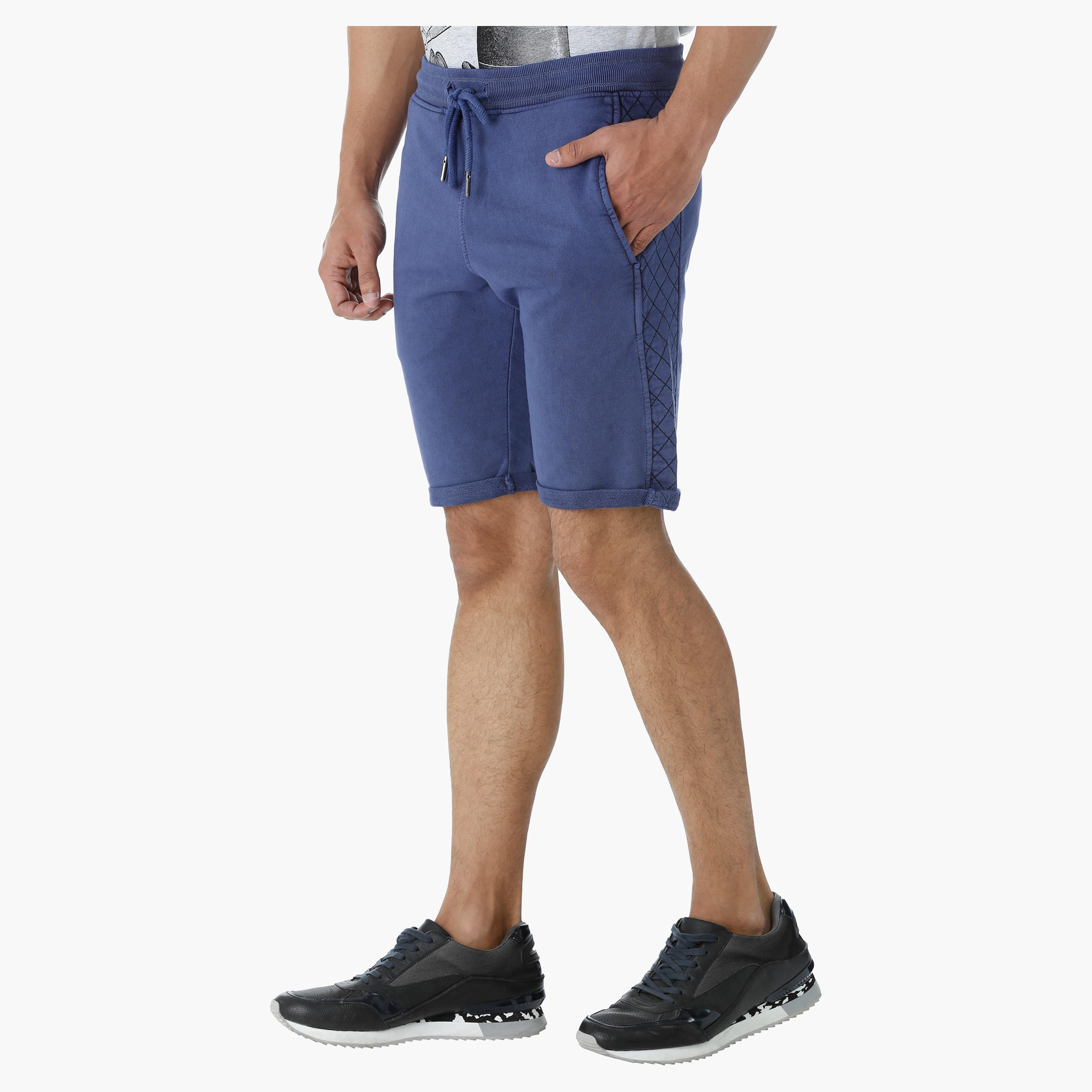 Lee Cooper Cotton Shorts in Regular Fit-men-clothing-bottoms-shorts-image-3
