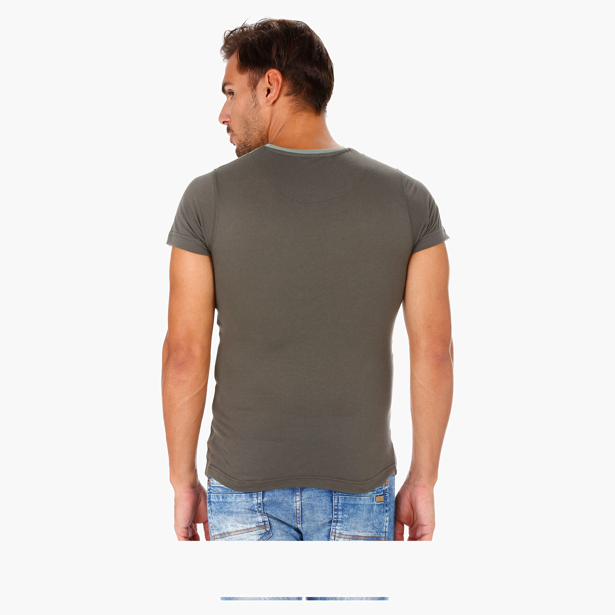Lee Cooper Printed T-Shirt with Short Sleeves-men-clothing-tshirtsandpolos-tshirts-image-2