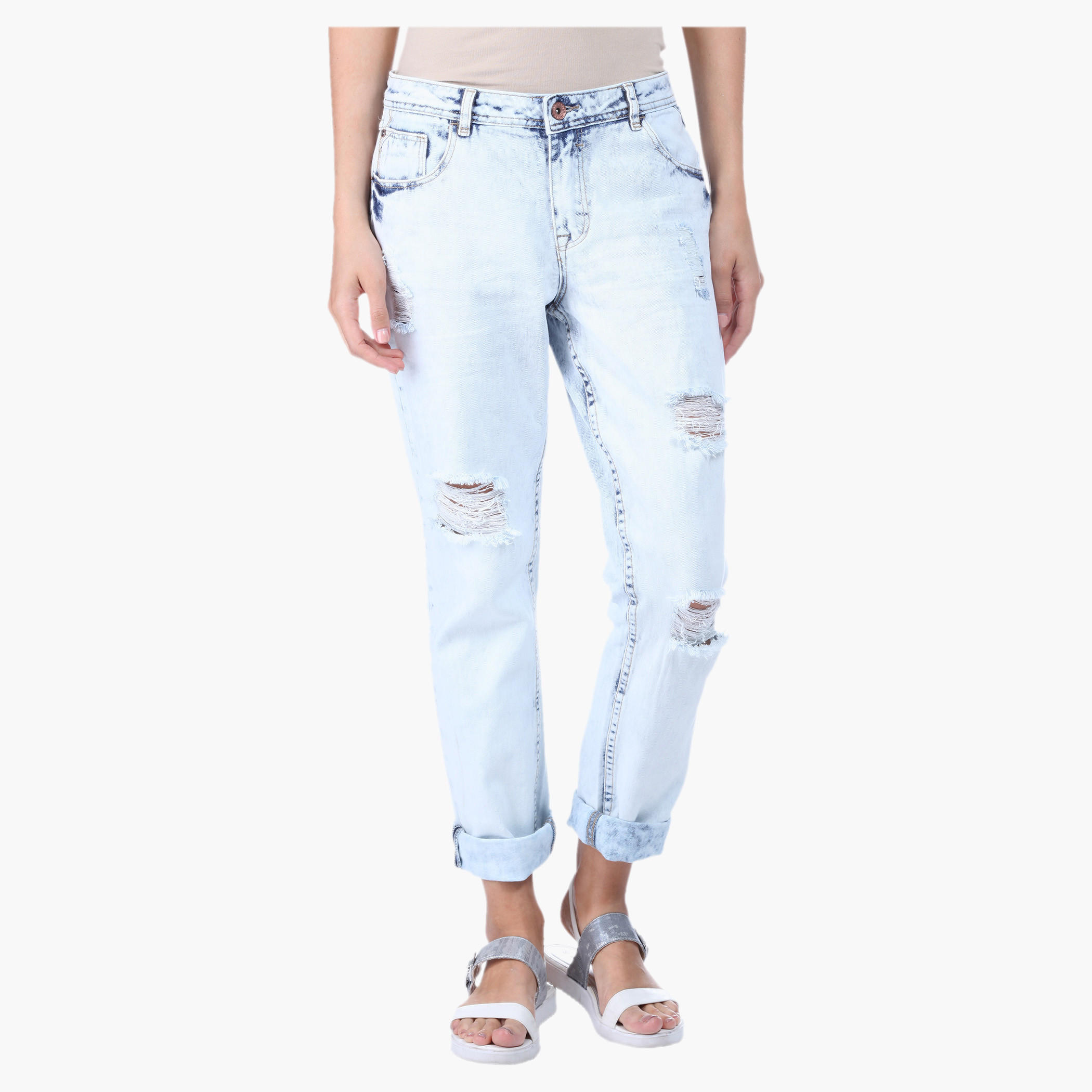 Stonewash Distressed Denims-women-clothing-bottoms-jeans-image-1