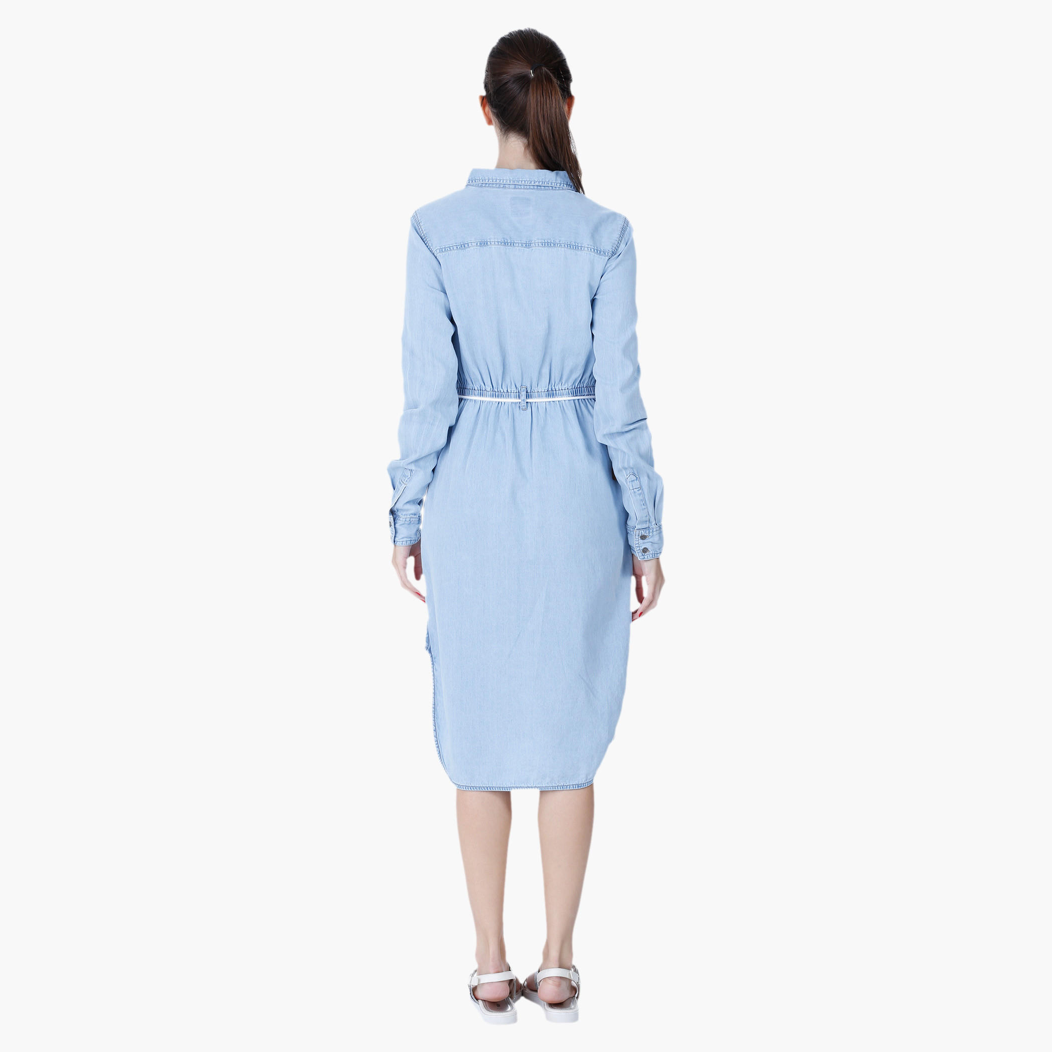 Lee Cooper Denim Shirt Dress-women-clothing-dresses-image-3