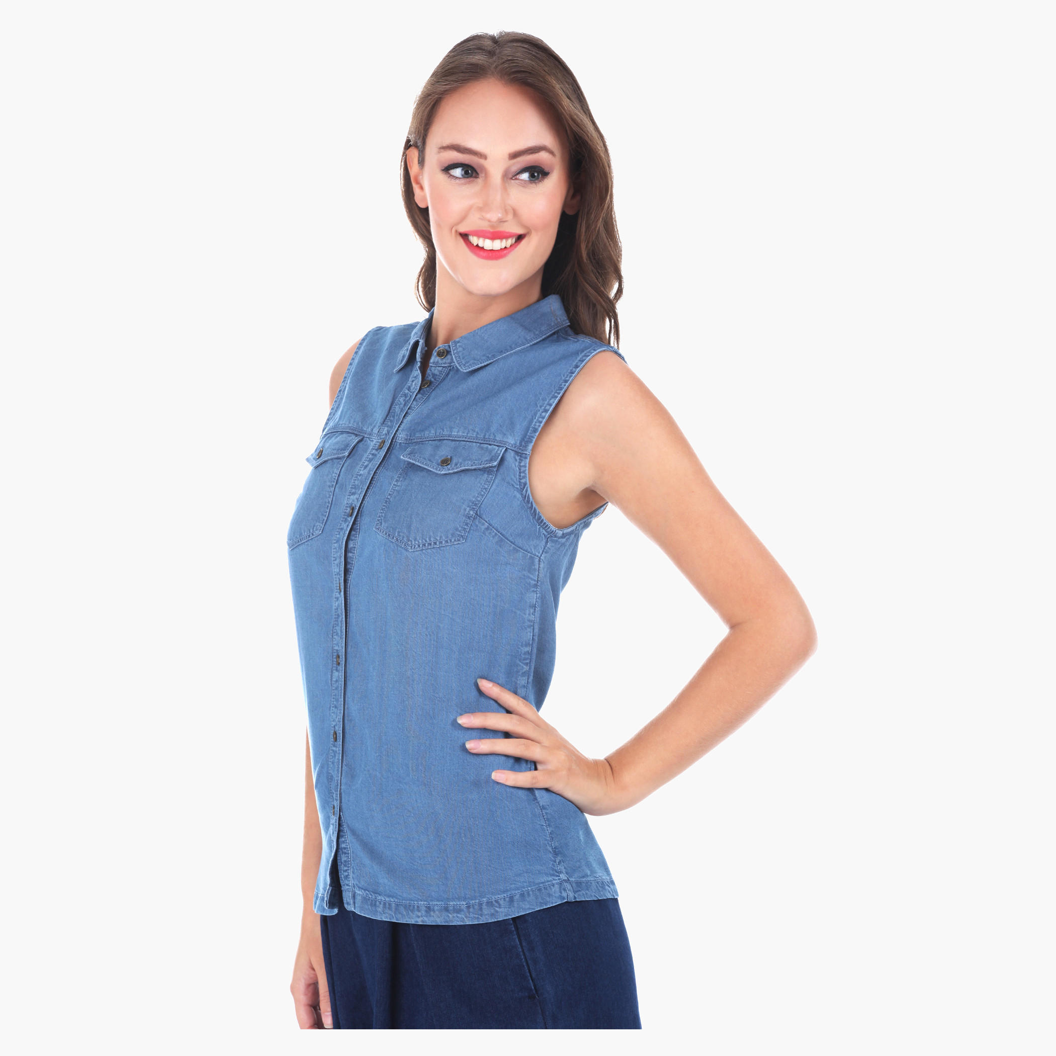 Lee Cooper Sleeveless Shirt-women-clothing-shirtsandblouses-blouses-image-3