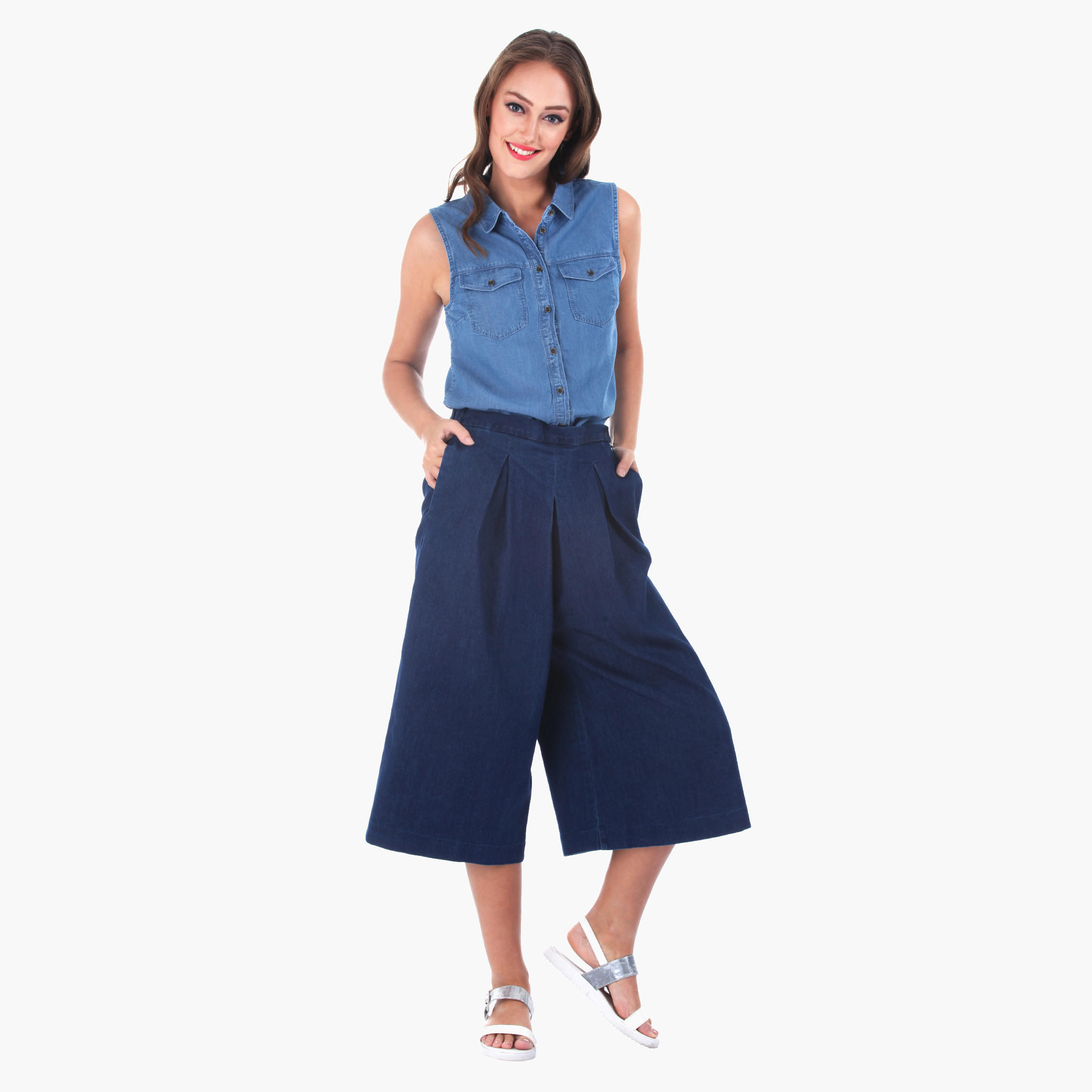 Lee Cooper Sleeveless Shirt-women-clothing-shirtsandblouses-blouses-image-4