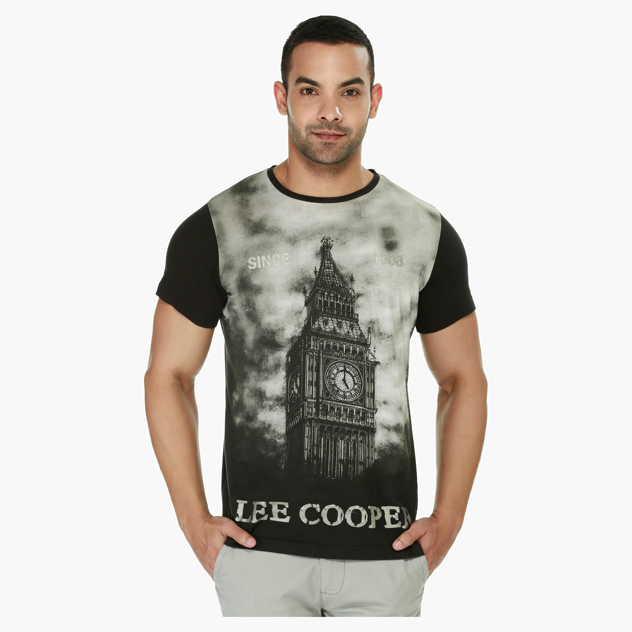 Lee Cooper Crew Neck T-shirt-men-clothing-tshirtsandpolos-tshirts-image-1