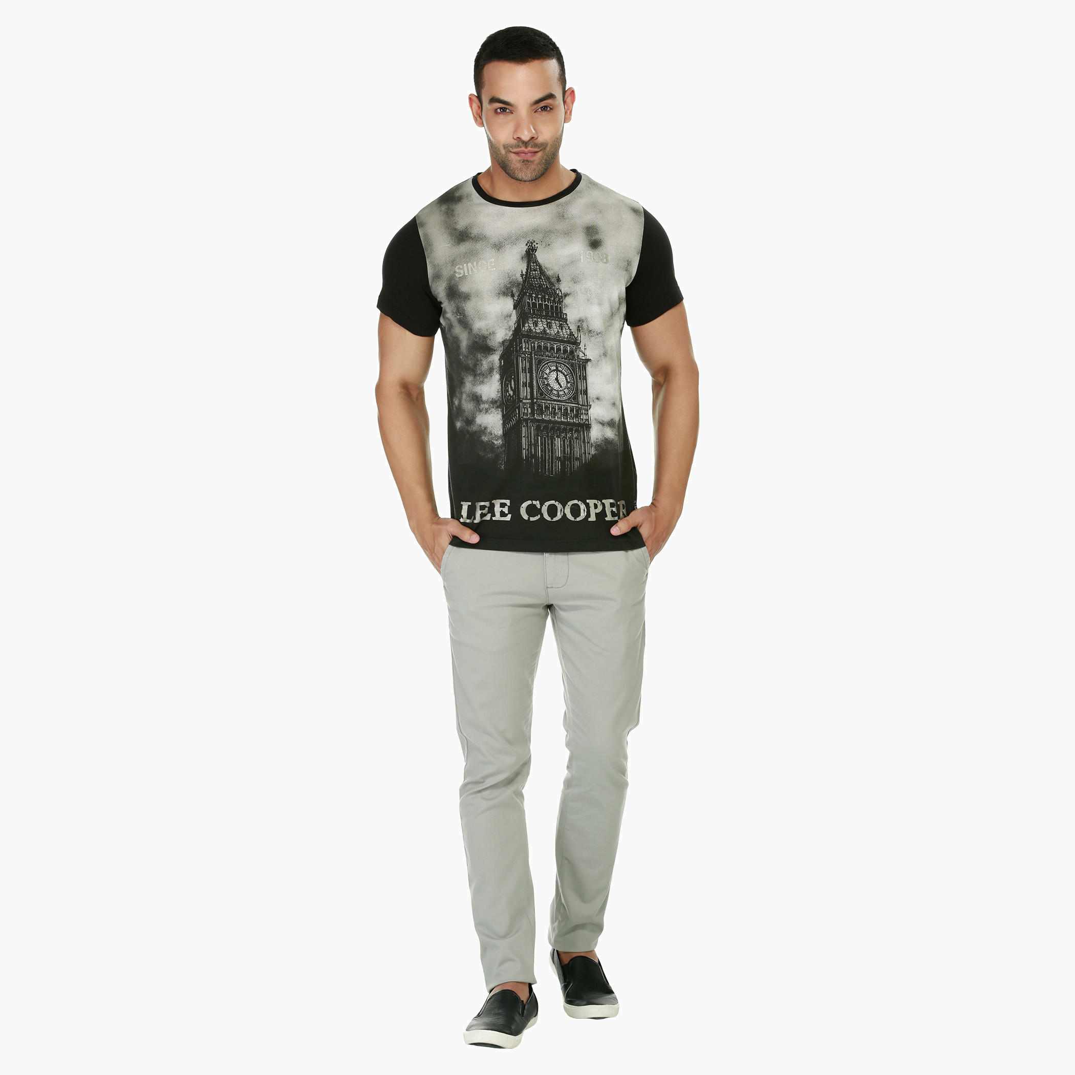 Lee Cooper Crew Neck T-shirt-men-clothing-tshirtsandpolos-tshirts-image-1