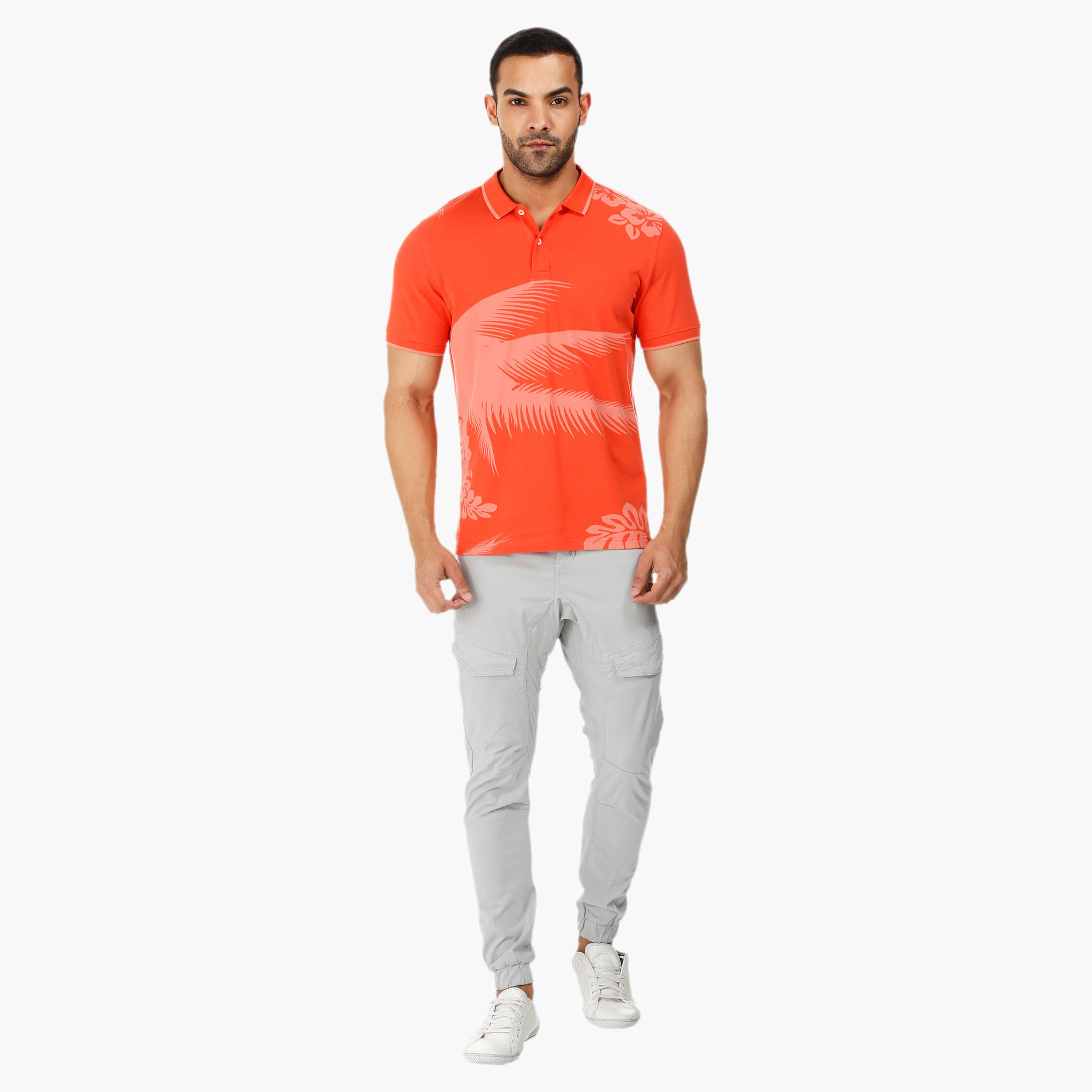 Lee Cooper Cuffed Cargo Pants-men-clothing-bottoms-trousersandchinos-trousers-image-1