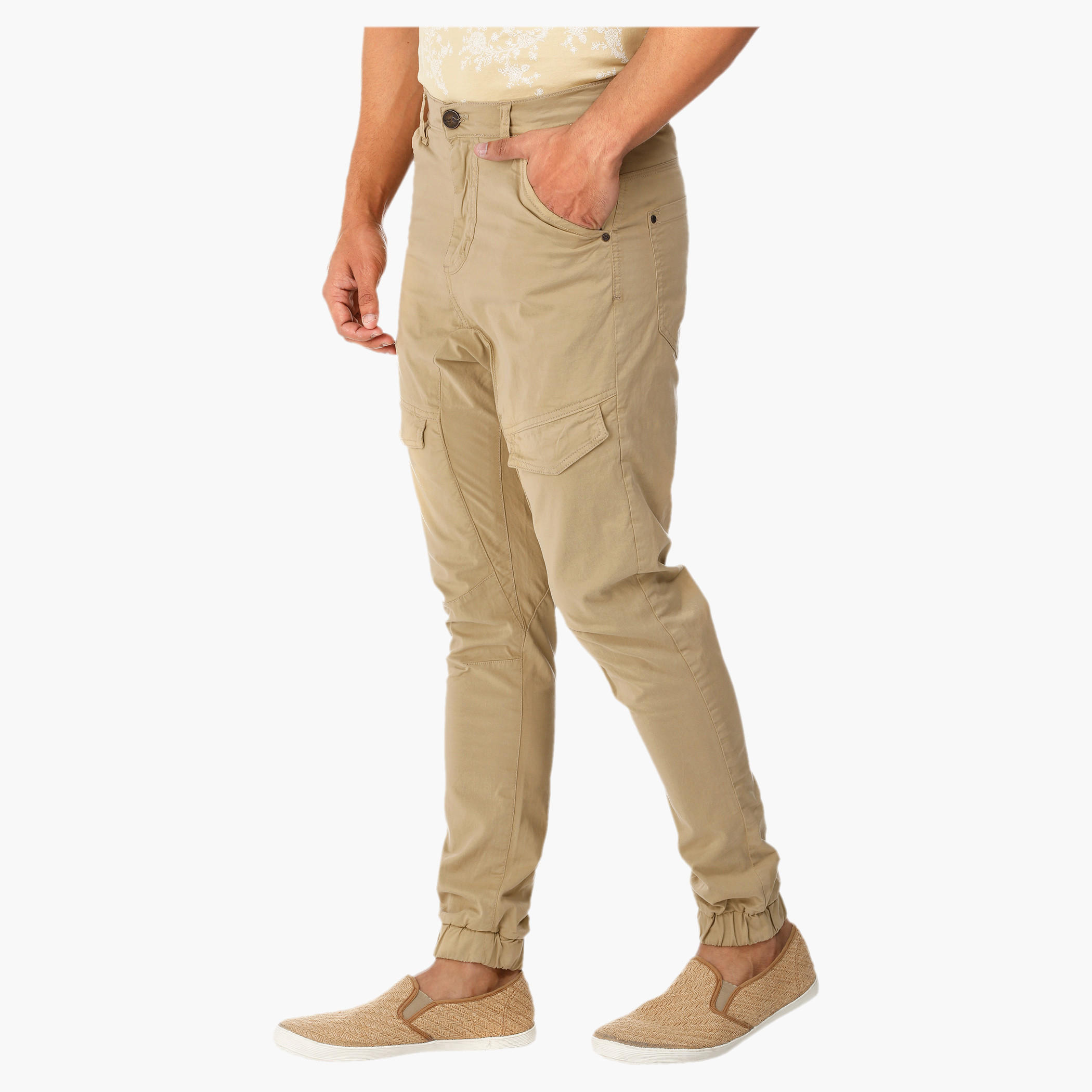 Lee Cooper Cuffed Cargo Pants-men-clothing-bottoms-trousersandchinos-trousers-image-8