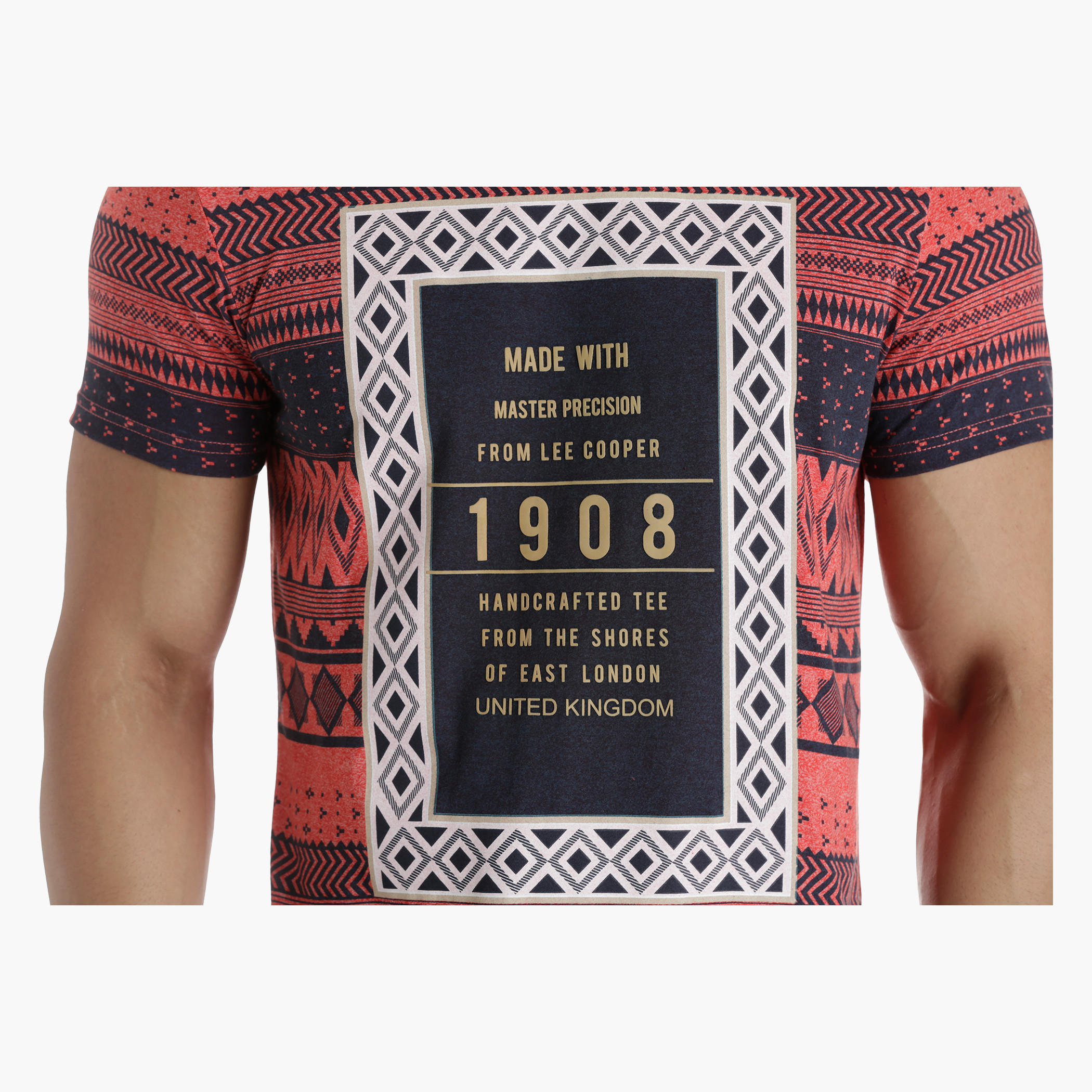 Lee Cooper Basic T-Shirt with All Over Print in Regular Fit-men-clothing-tshirtsandpolos-tshirts-image-4