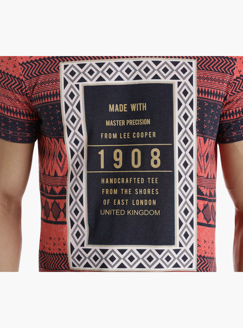 Lee Cooper Basic T-Shirt with All Over Print in Regular Fit-men-clothing-tshirtsandpolos-tshirts-image-2