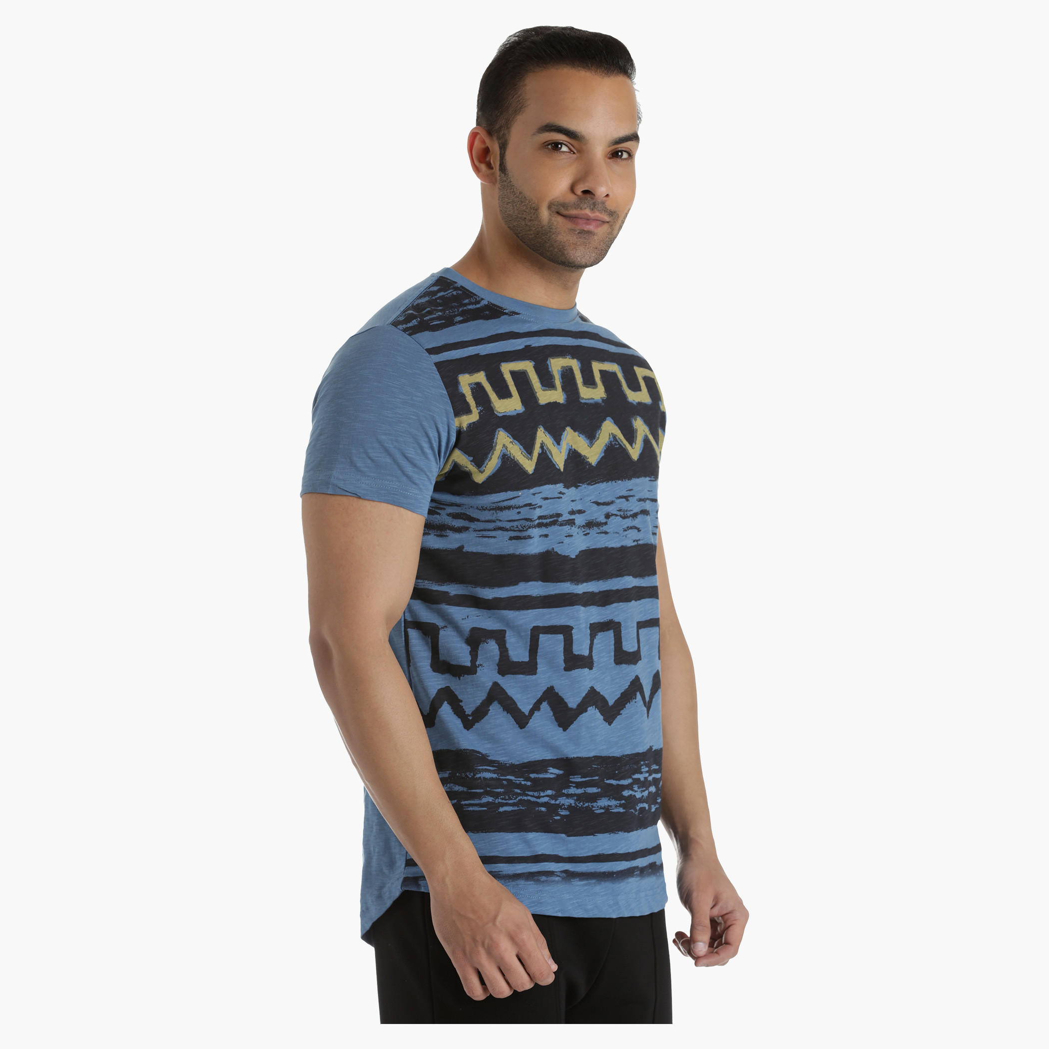 Lee Cooper Printed Cotton T-Shirt in Regular Fit-men-clothing-tshirtsandpolos-tshirts-image-3