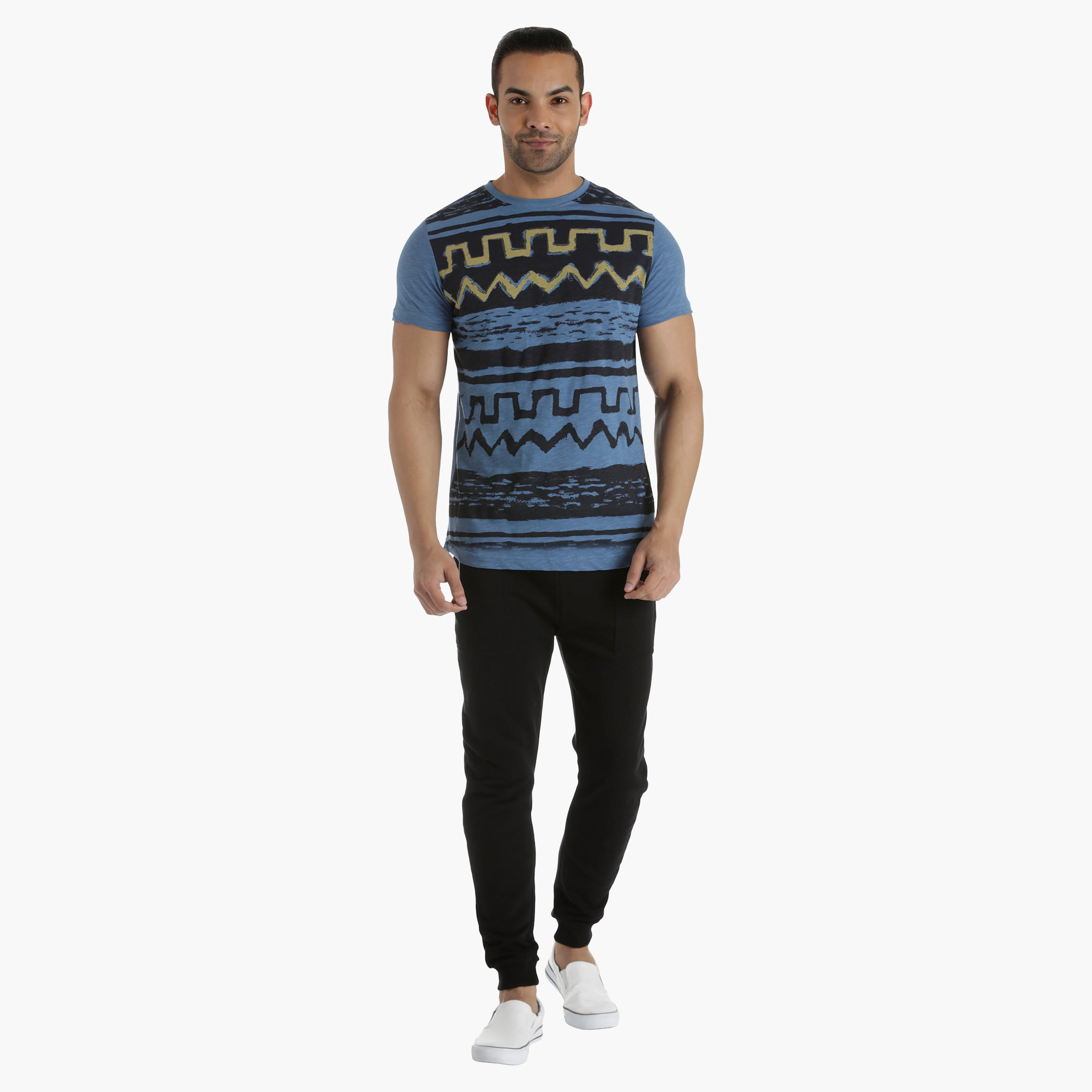 Lee Cooper Printed Cotton T-Shirt in Regular Fit-men-clothing-tshirtsandpolos-tshirts-image-5