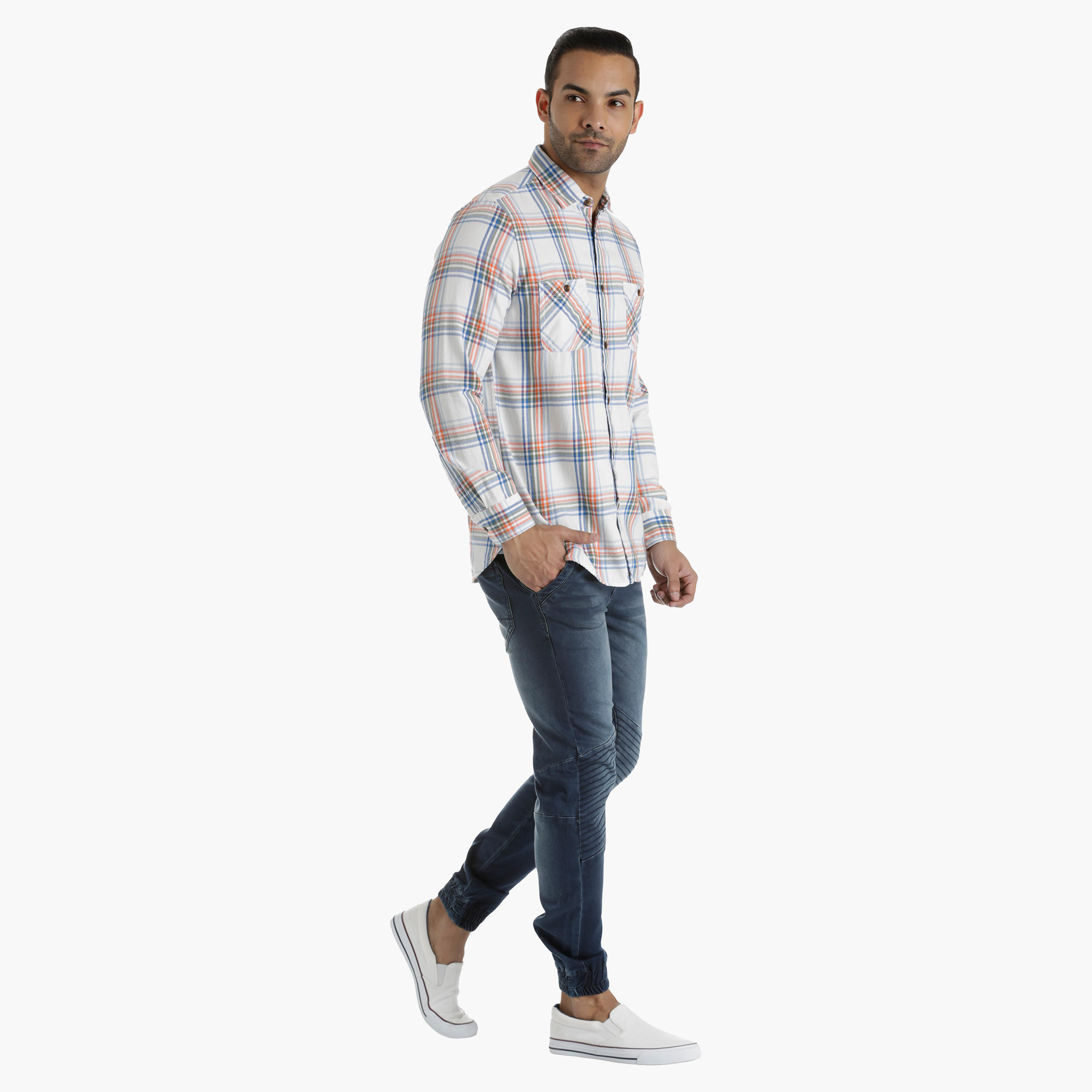 Lee Cooper Low Rise Denim Jogger Pants in Slim Fit-men-clothing-bottoms-jeans-image-5
