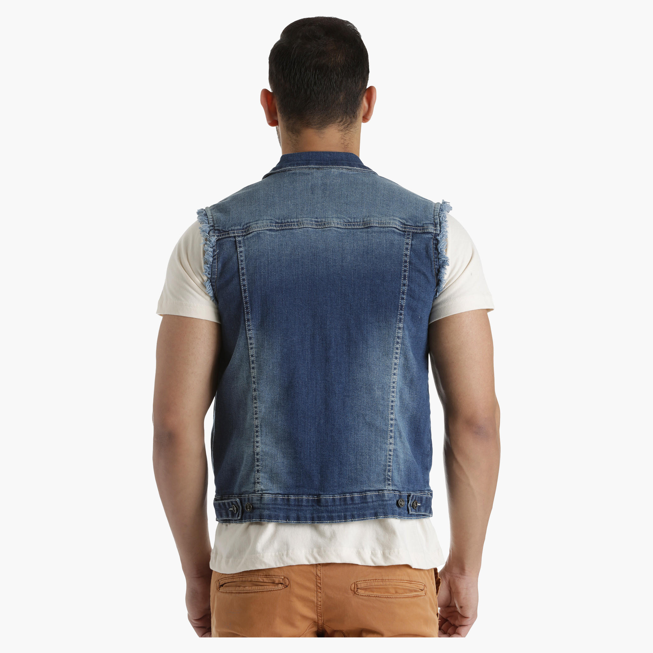 Lee Cooper Short Denim Jacket in Regular Fit-men-clothing-jacketsandblazers-jackets-image-2