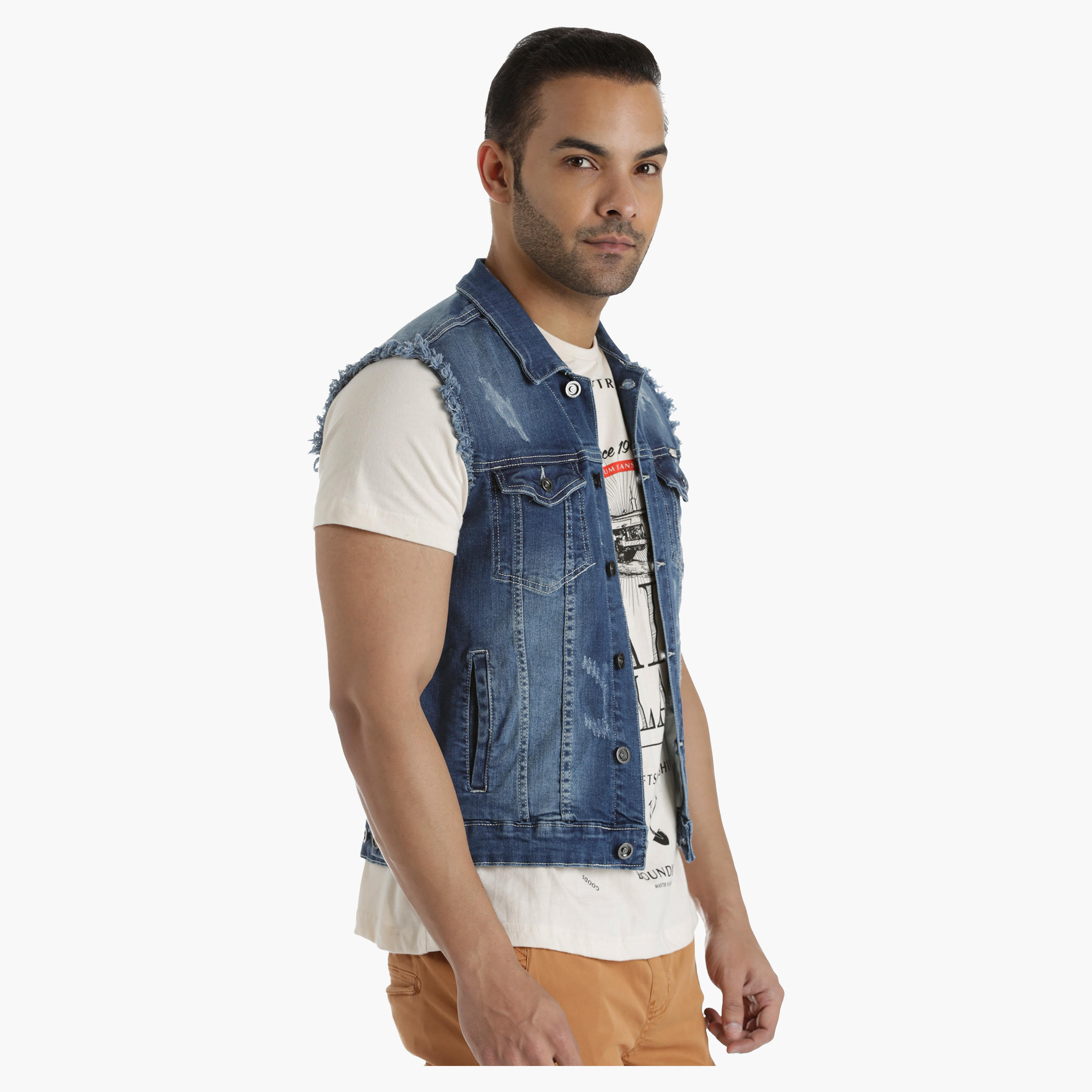 Lee Cooper Short Denim Jacket in Regular Fit-men-clothing-jacketsandblazers-jackets-image-3
