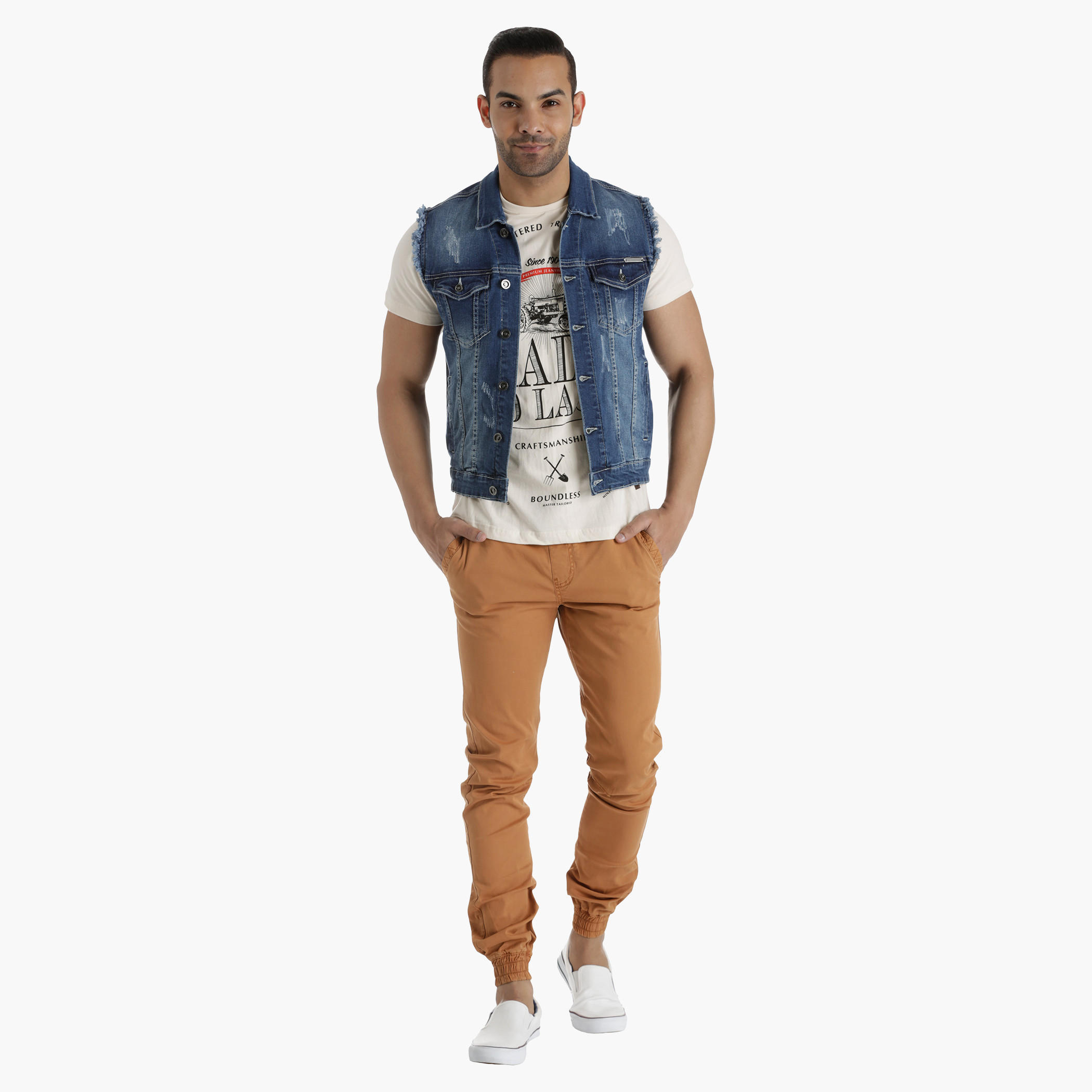 Lee Cooper Short Denim Jacket in Regular Fit-men-clothing-jacketsandblazers-jackets-image-5