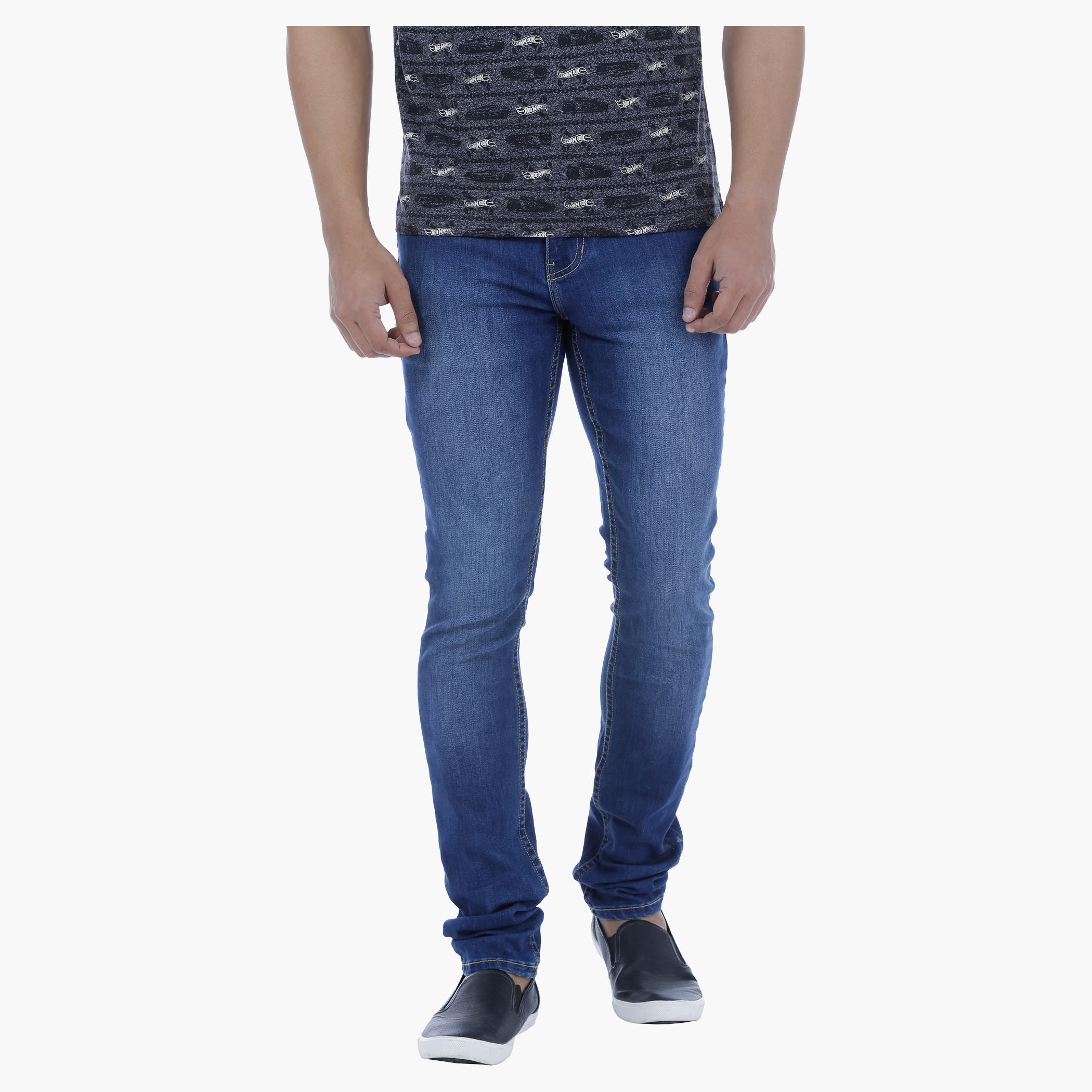 Lee Cooper Full Length Skinny Jeans-men-clothing-bottoms-jeans-image-1