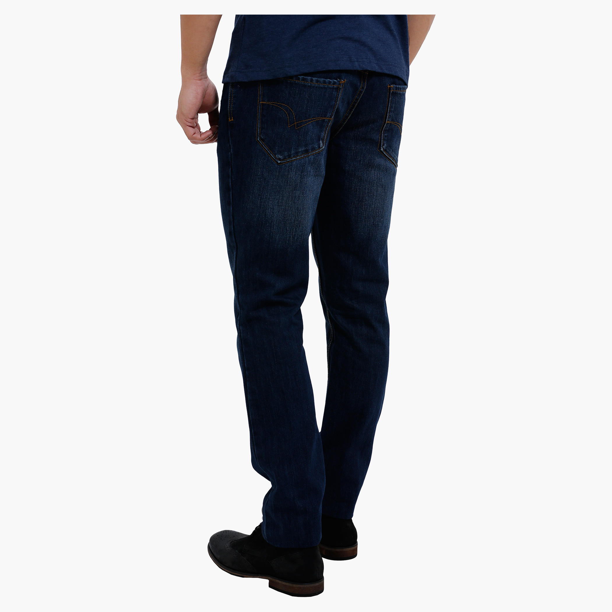 Lee Cooper Full Length Jeans with Button Closure-men-clothing-bottoms-jeans-image-2