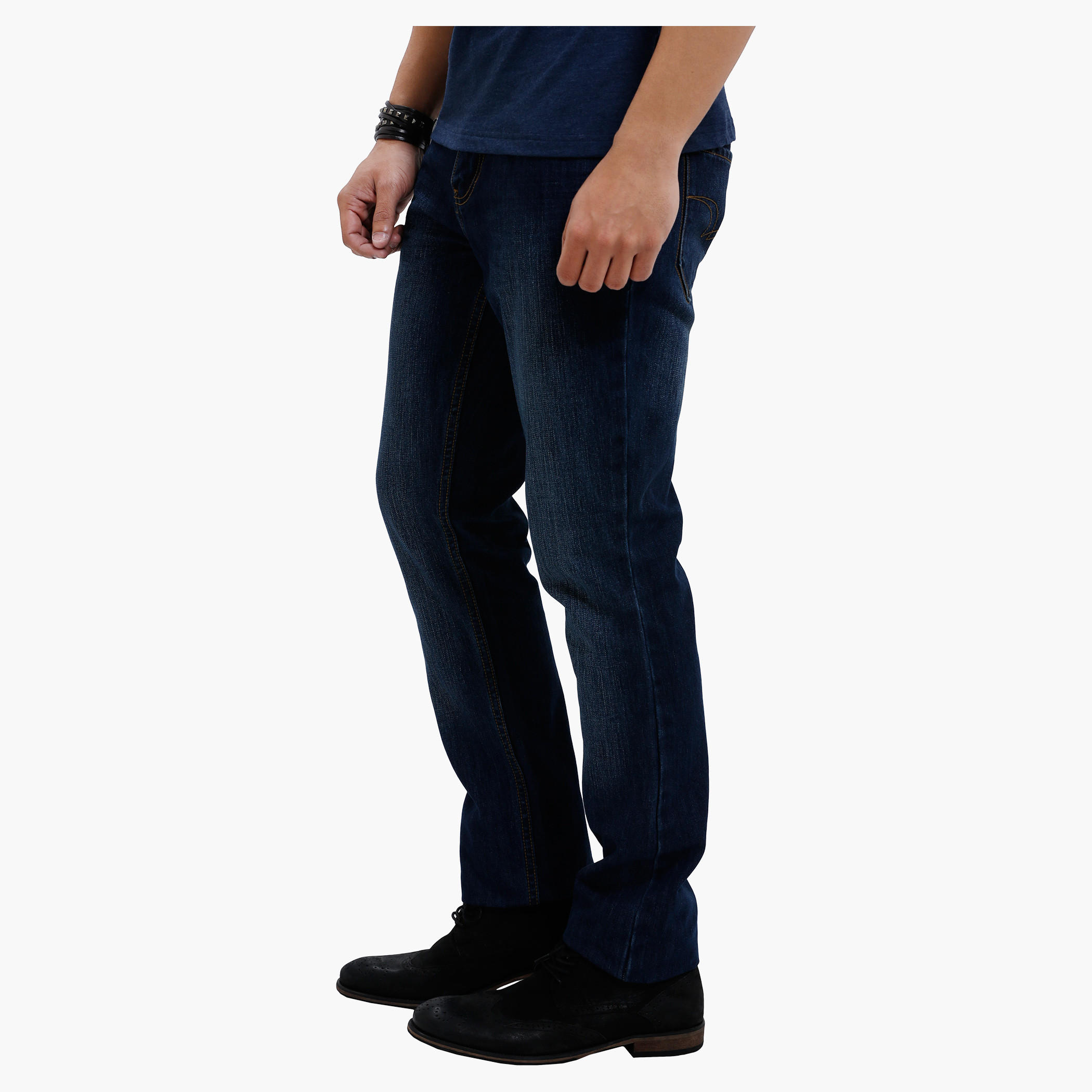 Lee Cooper Full Length Jeans with Button Closure-men-clothing-bottoms-jeans-image-3