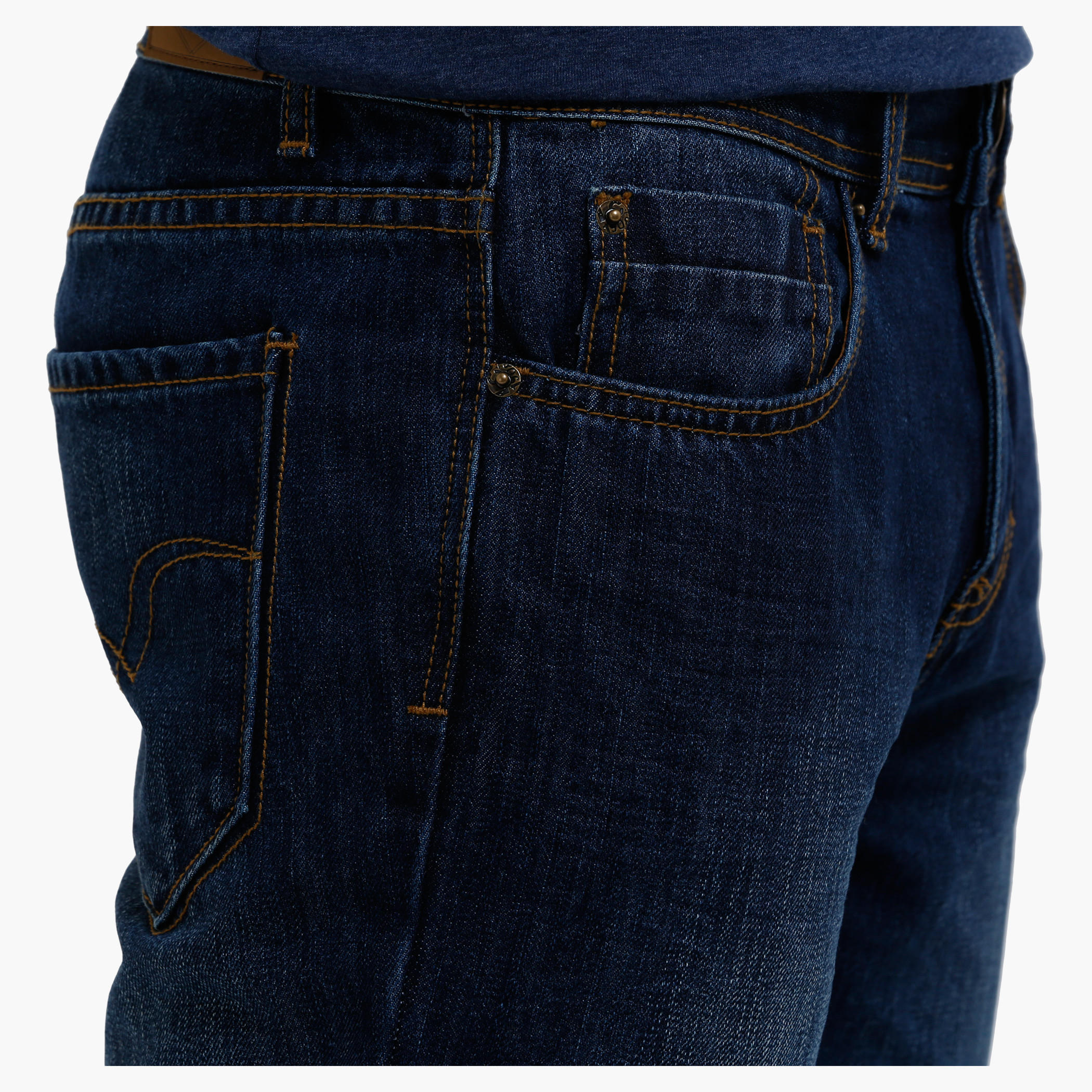 Lee Cooper Full Length Jeans with Button Closure-men-clothing-bottoms-jeans-image-4