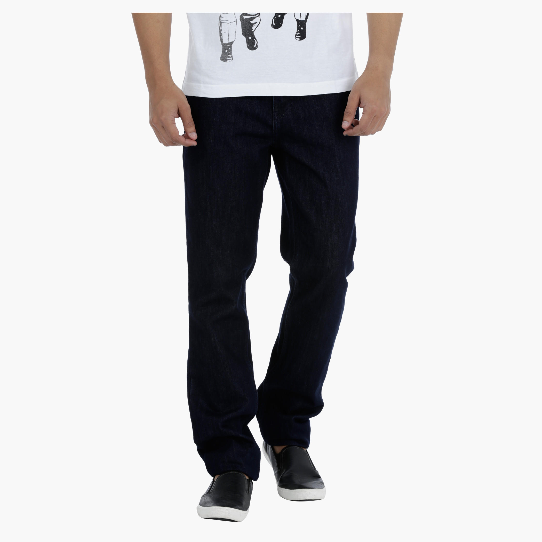 Lee Cooper Medium Rise Jeans in Straight Fit-men-clothing-bottoms-jeans-image-1