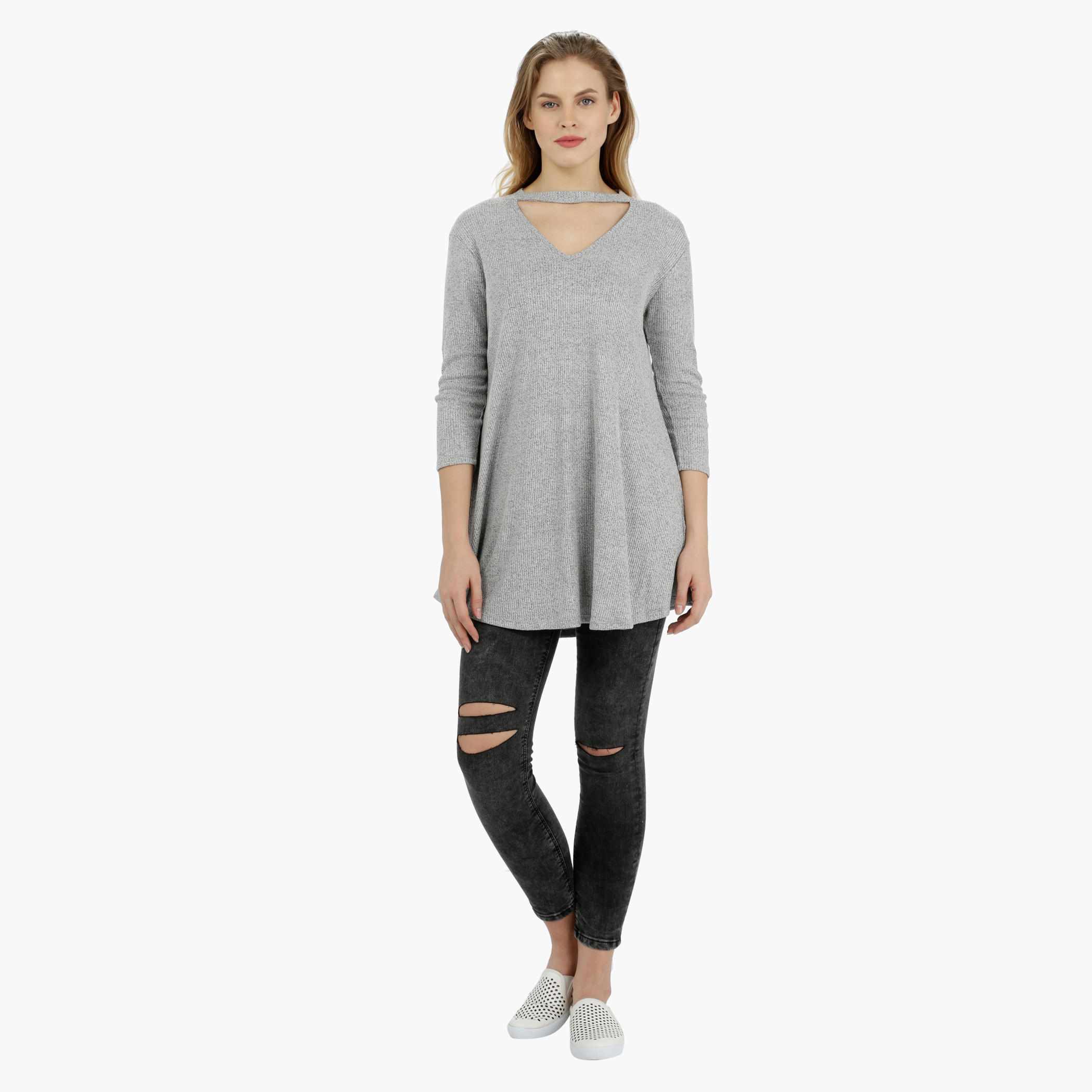 Lee Cooper Skinny Ripped Jeggings-women-clothing-bottoms-jeans-image-5