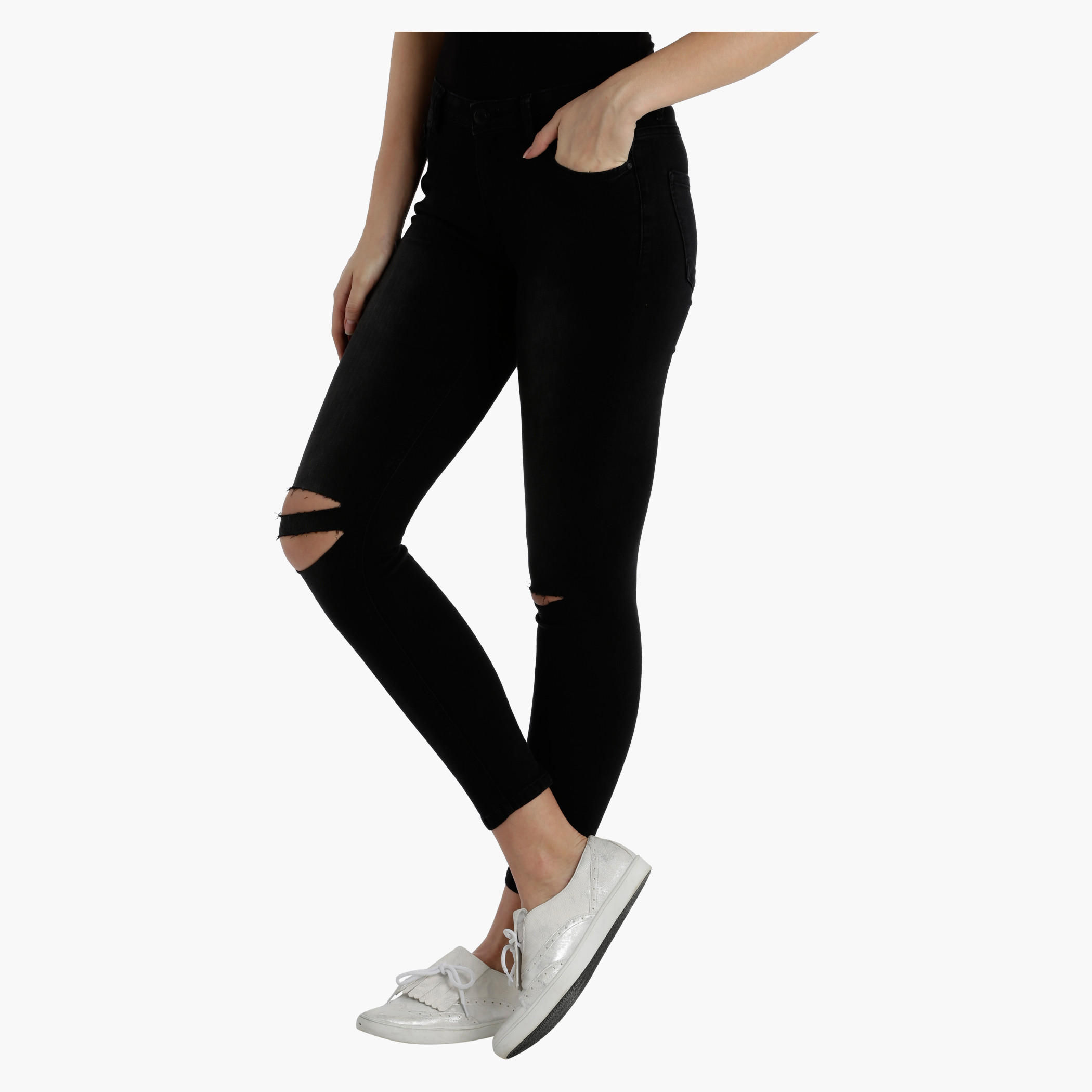 Lee Cooper Skinny Ripped Jeggings-women-clothing-bottoms-jeans-image-8