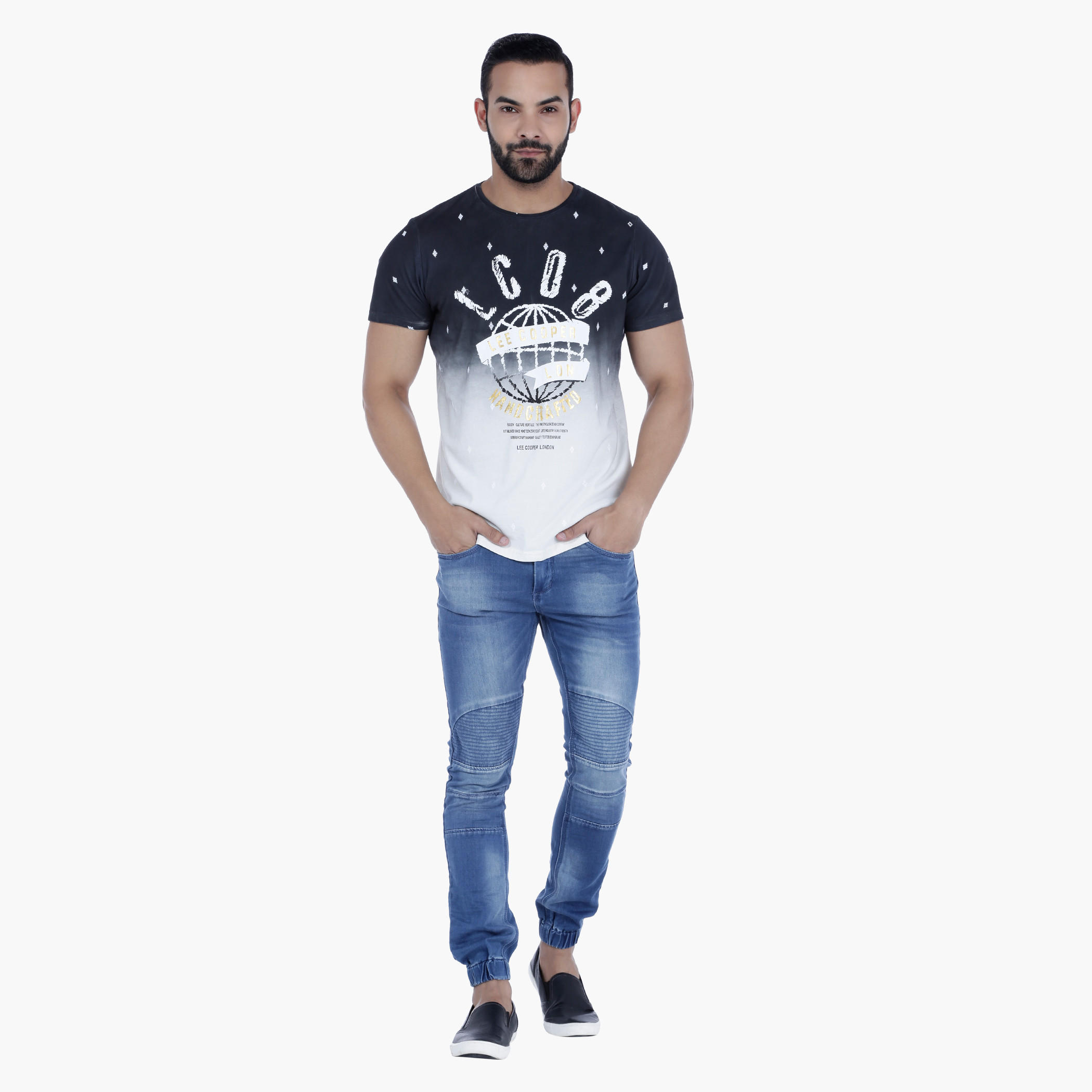 Lee Cooper Crew Neck T-Shirt with Short Sleeves-men-clothing-tshirtsandpolos-tshirts-image-5