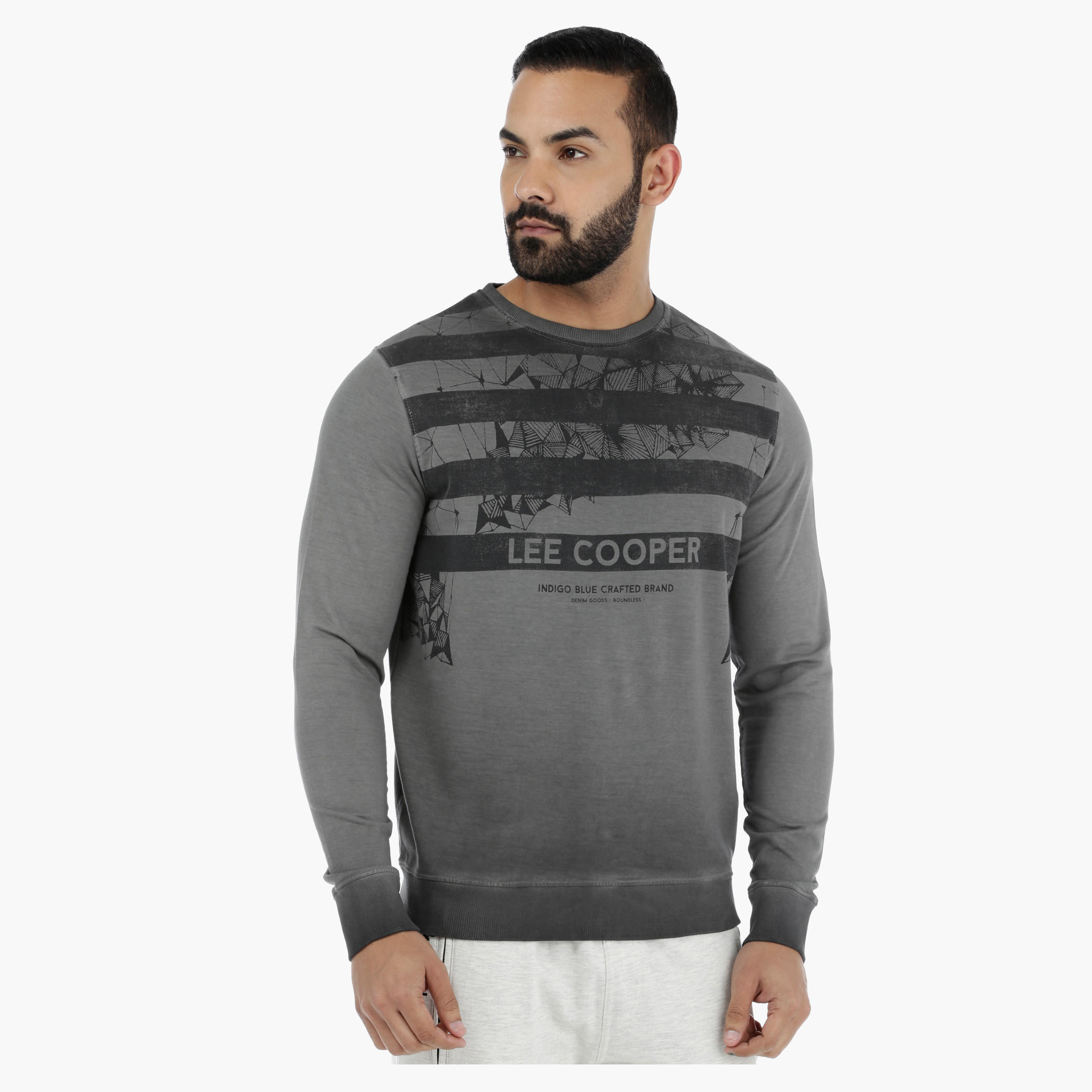 Lee Cooper Printed Sweatshirt-men-winterwear-hoodiesandsweatshirts-image-1