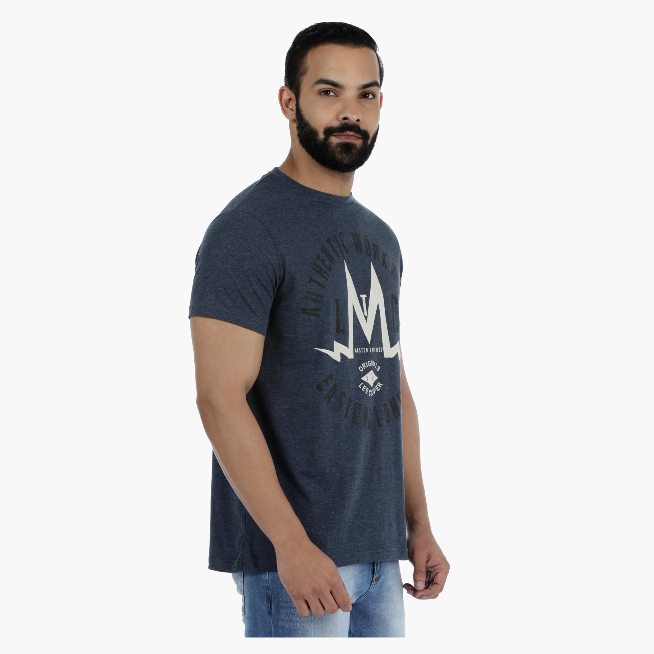 Lee Cooper Printed Short Sleeves T-Shirt with Crew Neck-men-clothing-tshirtsandpolos-tshirts-image-8
