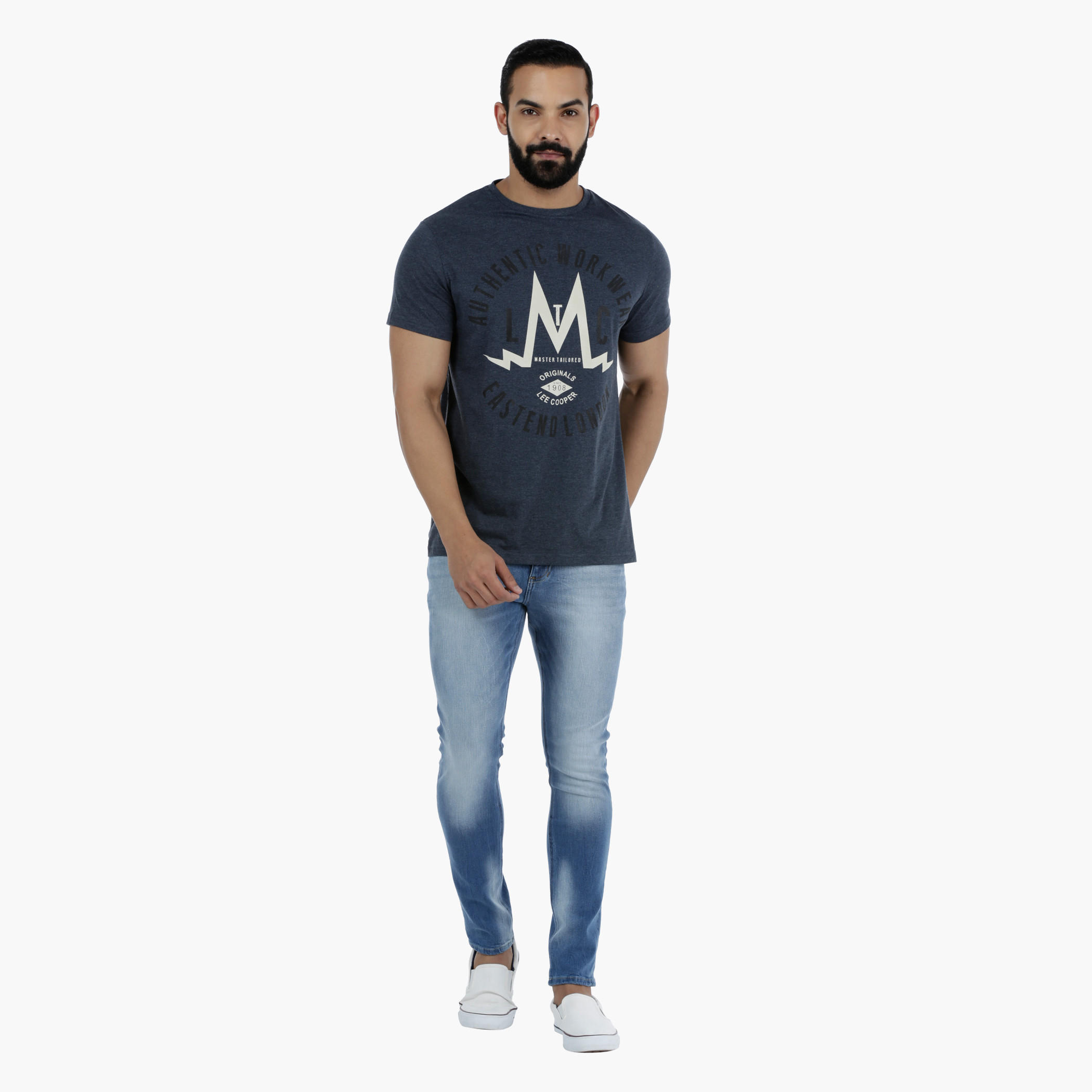 Lee Cooper Printed Short Sleeves T-Shirt with Crew Neck-men-clothing-tshirtsandpolos-tshirts-image-10