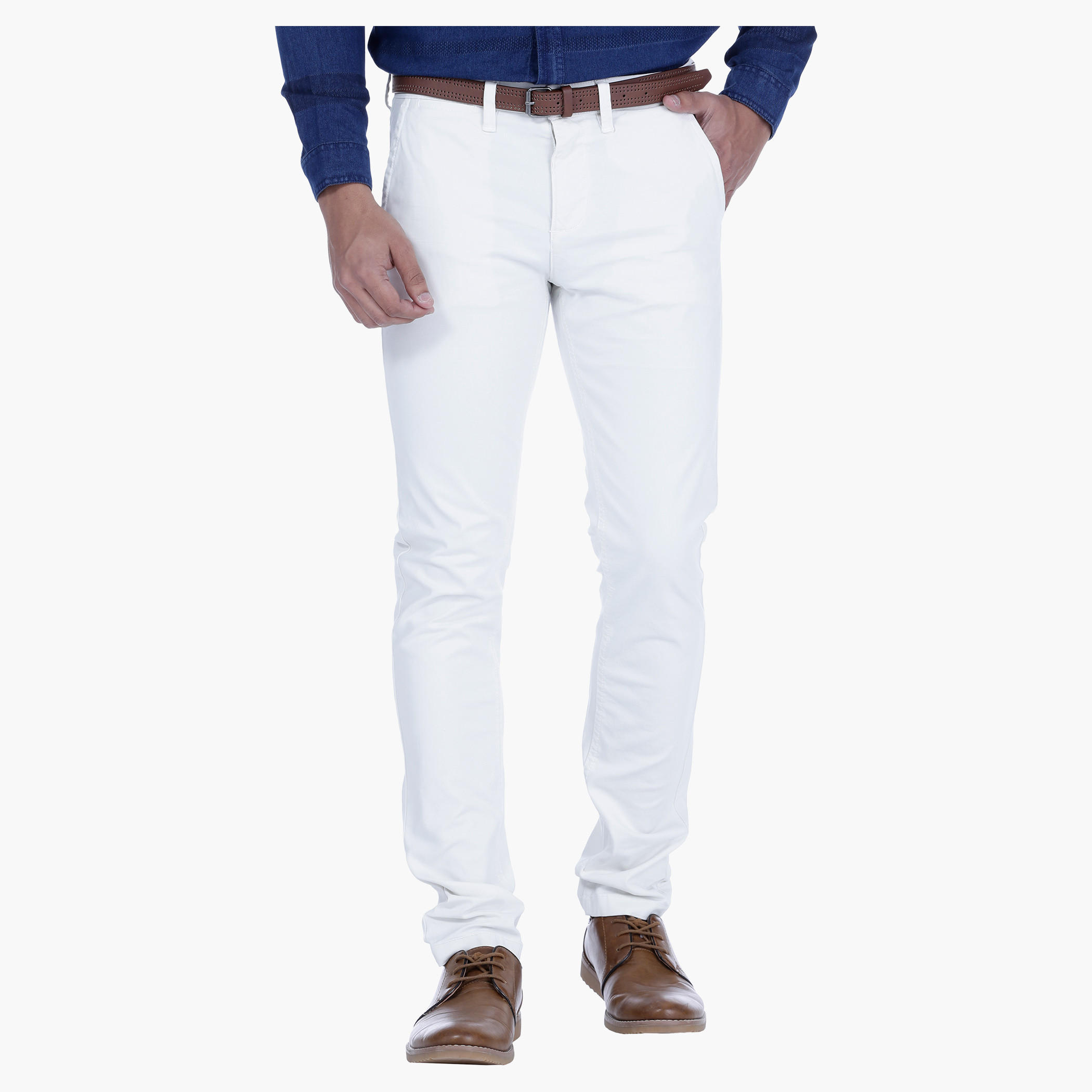 Lee Cooper Full Length Chino Pants-men-clothing-bottoms-trousersandchinos-trousers-image-1