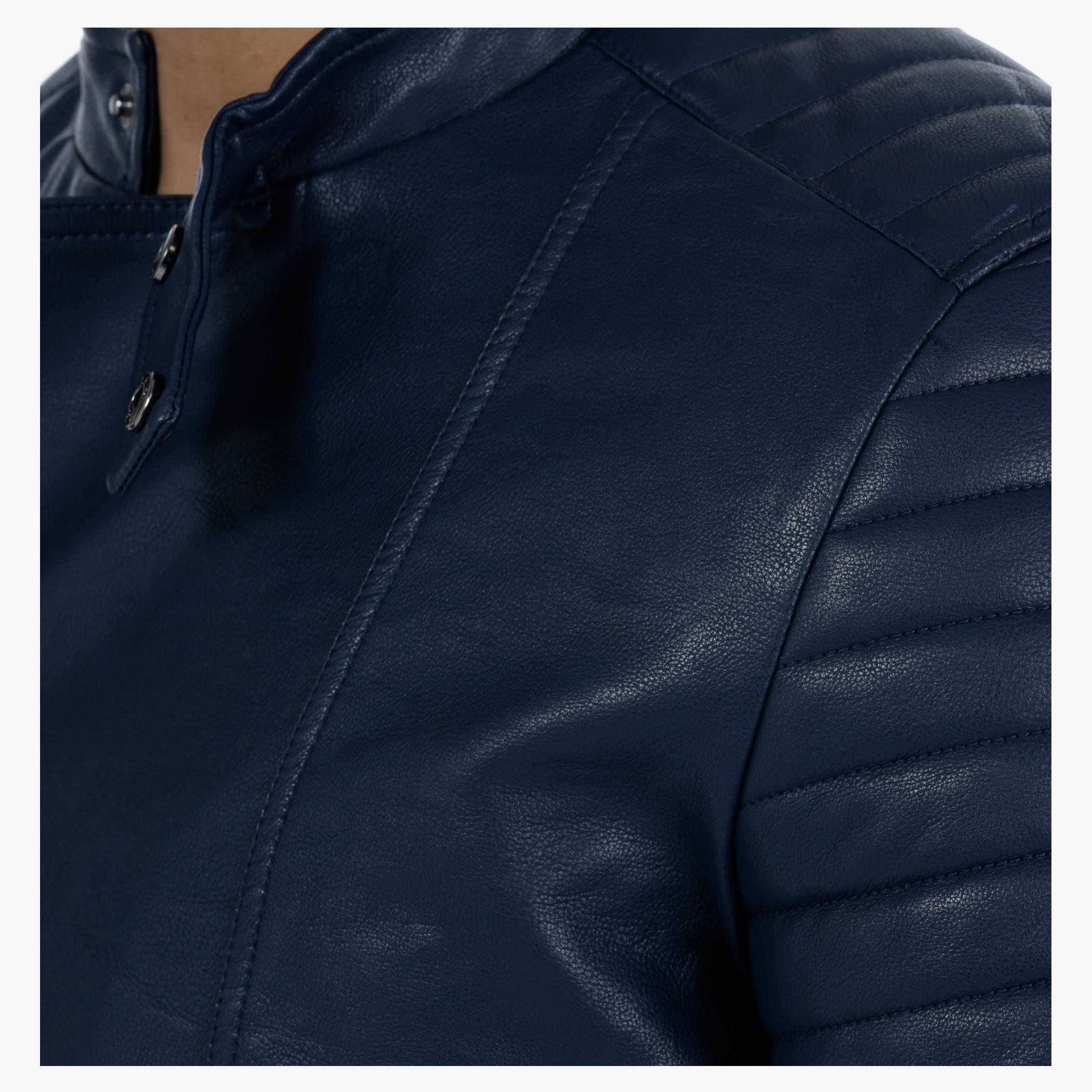 Lee Cooper Quilted Biker Jacket with Zip Detailing-men-clothing-jacketsandblazers-jackets-image-9