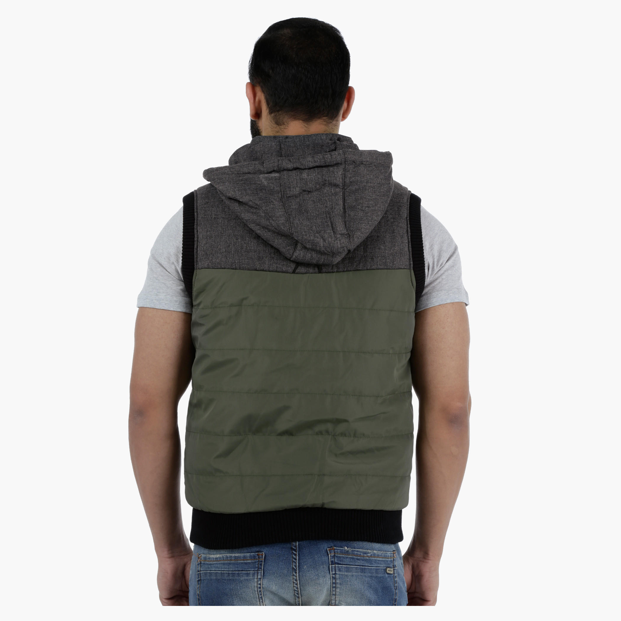Lee Cooper Sleeveless Puffa Jacket with Hood-men-clothing-jacketsandblazers-jackets-image-2