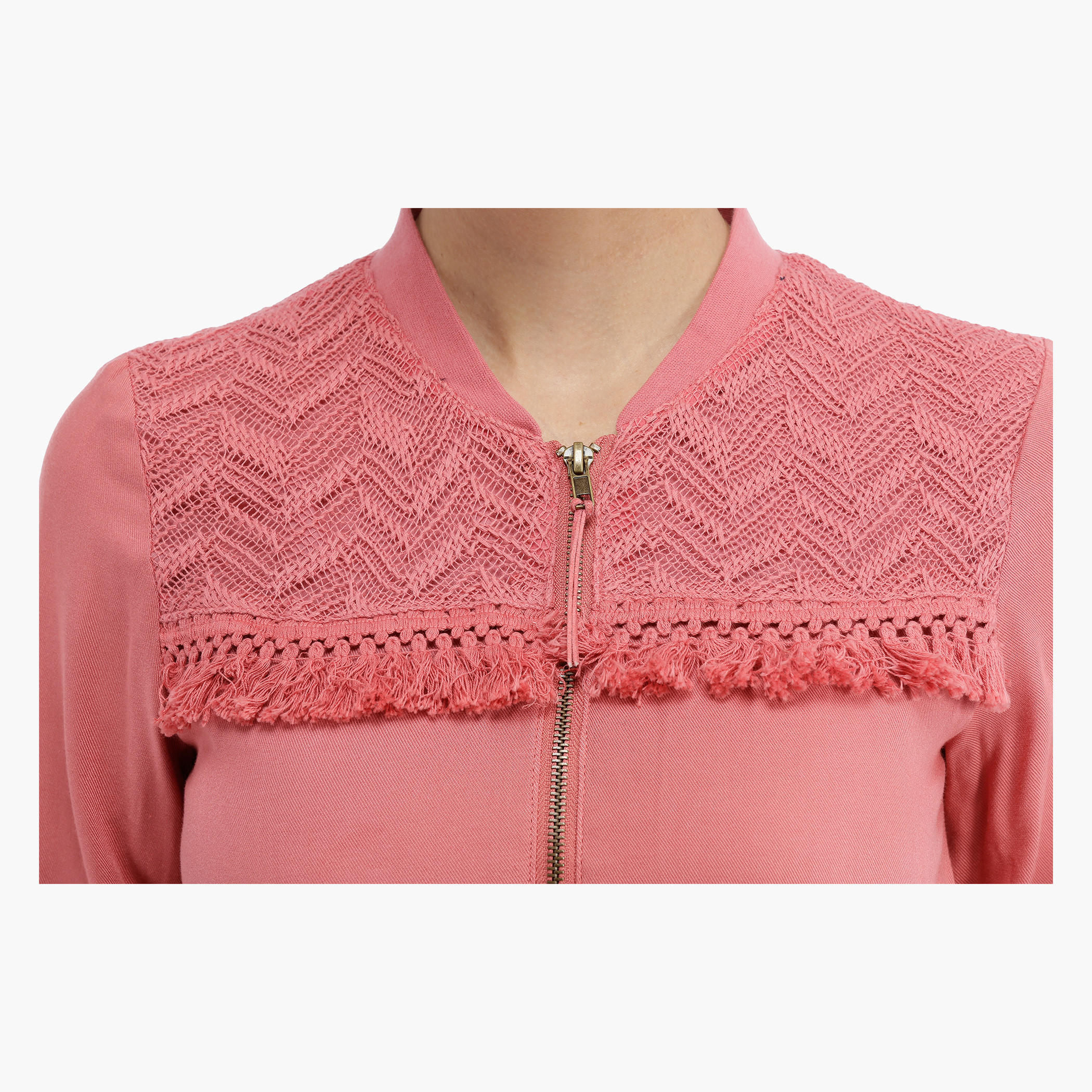 Lee Cooper Bomber Jacket with Tassels-women-winterwear-coatsandjackets-jackets-image-2