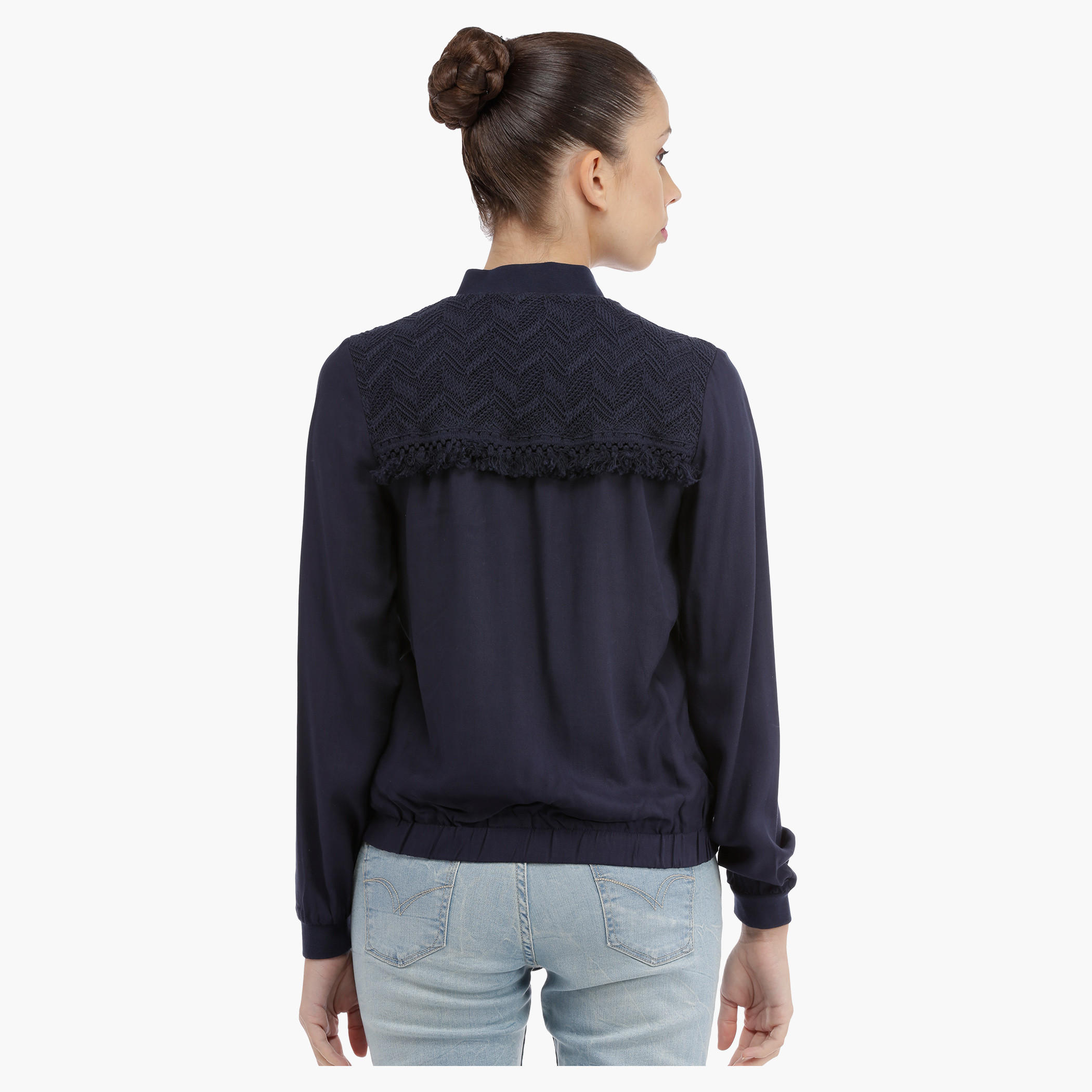 Lee Cooper Bomber Jacket with Tassels-women-winterwear-coatsandjackets-jackets-image-7